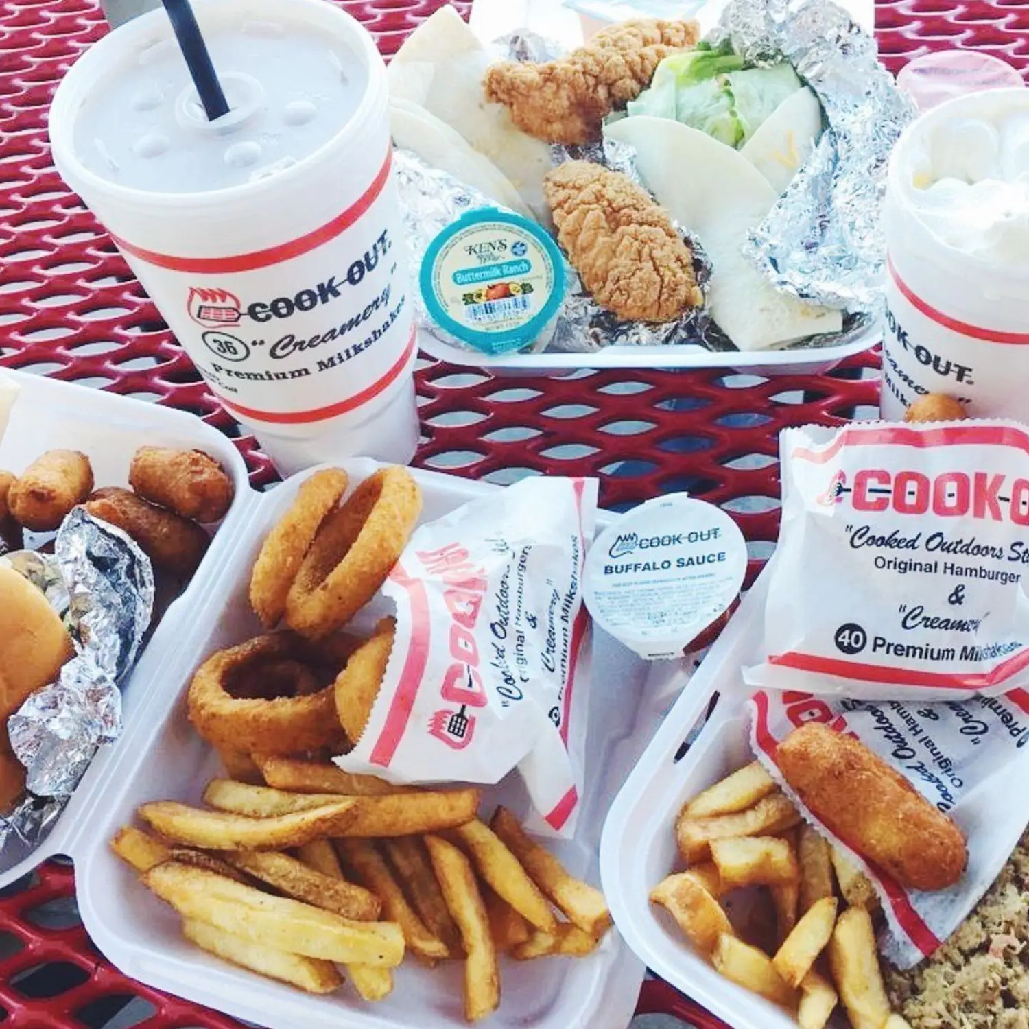 The possible Cook Out Tray combinations are seemingly endless (Instagram/cookout)