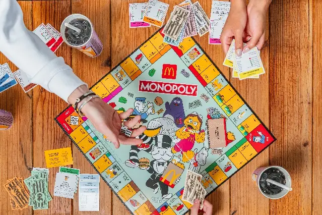 The game is themed around Monopoly (Daniel Acker/Bloomberg via Getty Images)