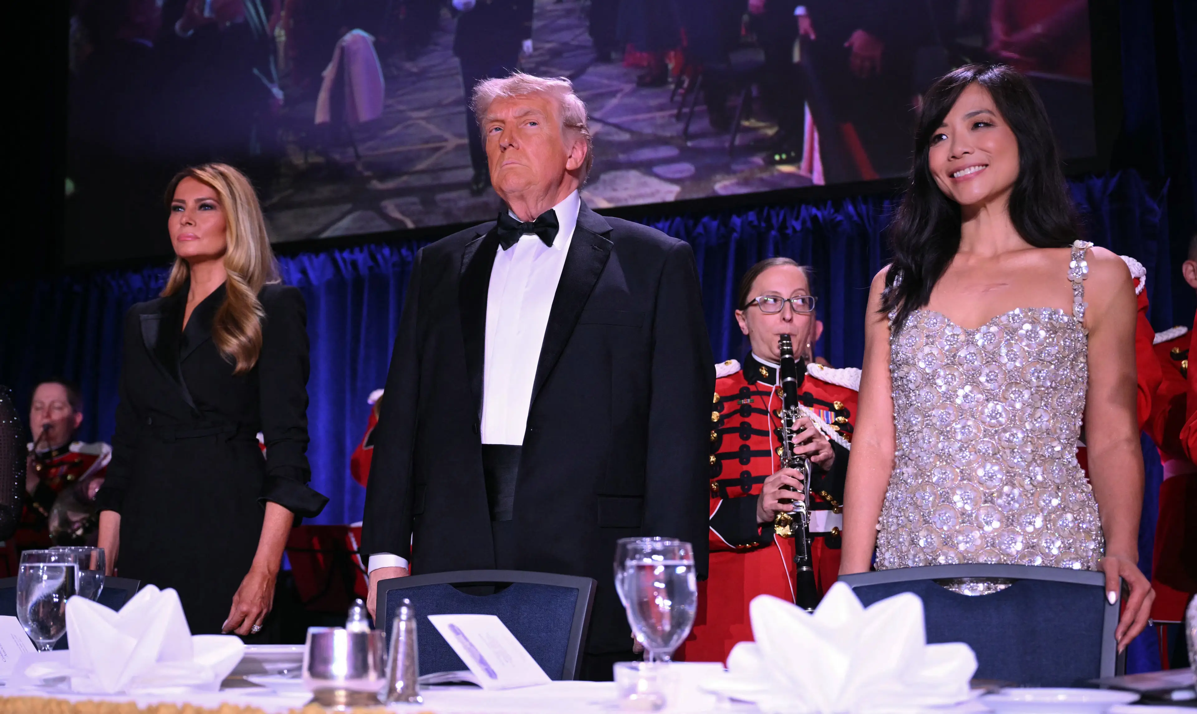 [Weijia Jiang](https://x.com/weijia/status/2048850431082627386), White House Correspondents' Association president, thanked staff for working through the evening (Mandel NGAN / AFP via Getty Images)