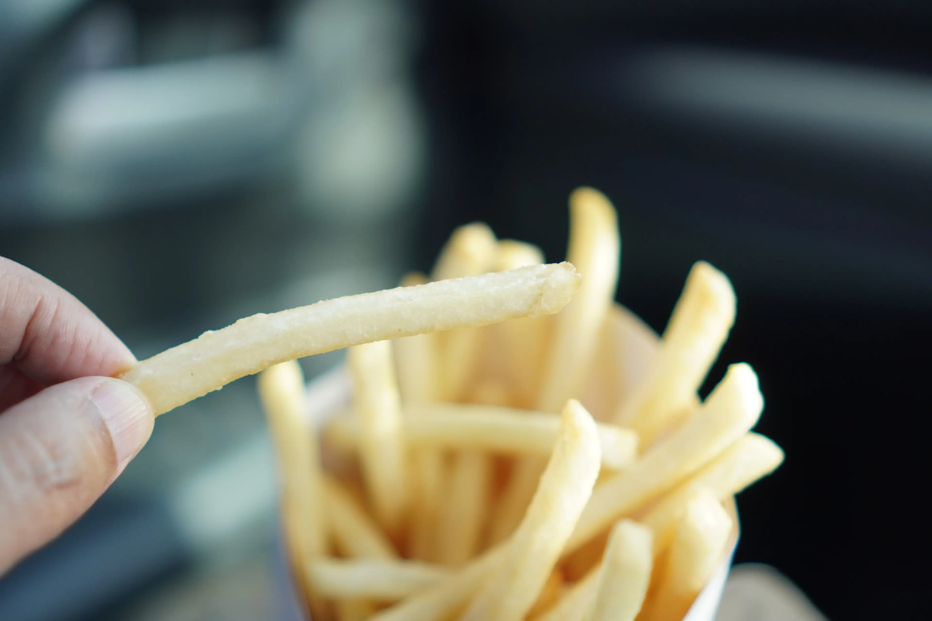 Any Five Guys fan knows you'll get far more than this paltry serving of fries from the fast food chain (Getty Images/Penpak Ngamsathain