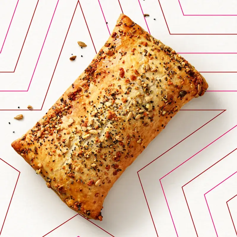 Spinach and Feta pastry (Pret)