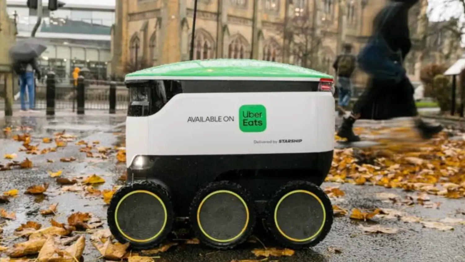 It's expected to be rolled out in Leeds in December (Uber Eats/Starship)