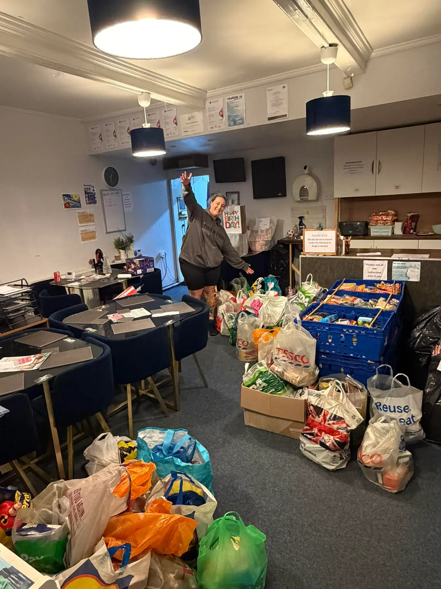 A Bradford food bank has accused some users of abusing charitable donations (Queensbury Community Hub and Foodbank/Facebook)
