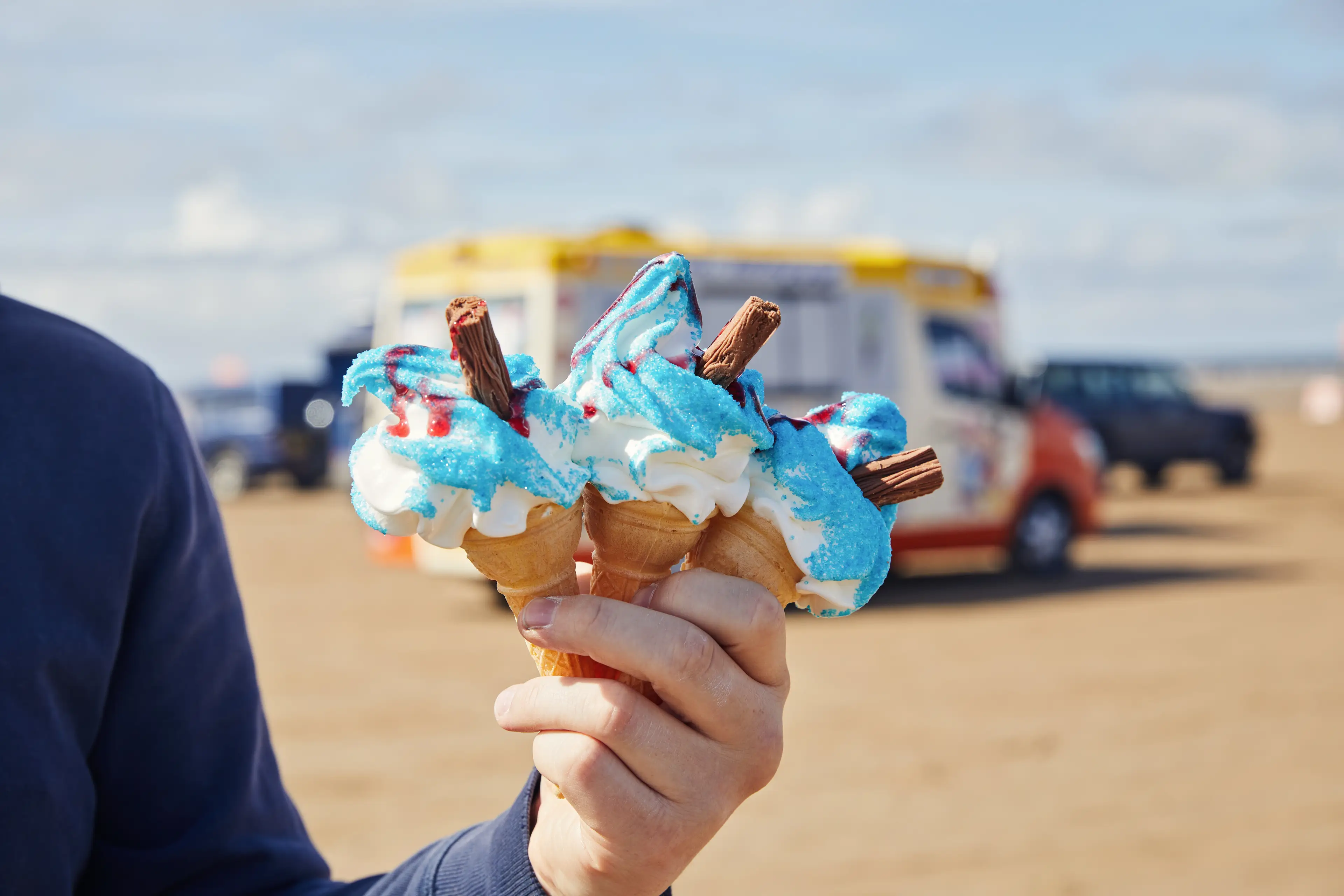 Parents have raised concerns that the number of ice cream vans turning up near a school is 'silly' (Getty Stock Image)