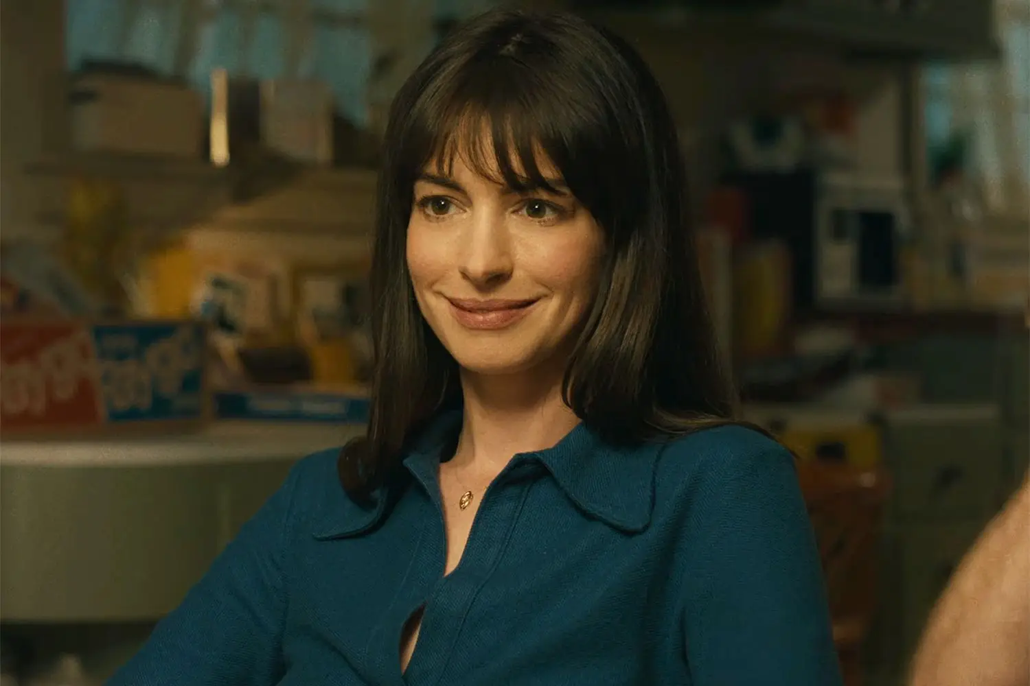Anne Hathaway stars in The End of Oak Street, in cinemas now (Warner Bros. Pictures)