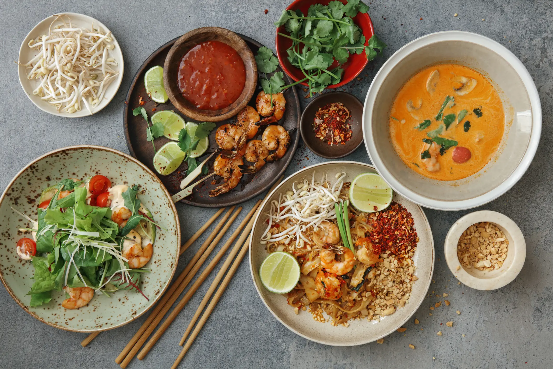Thai food is known for being aromatic and spicy (luchezar/Getty Images)