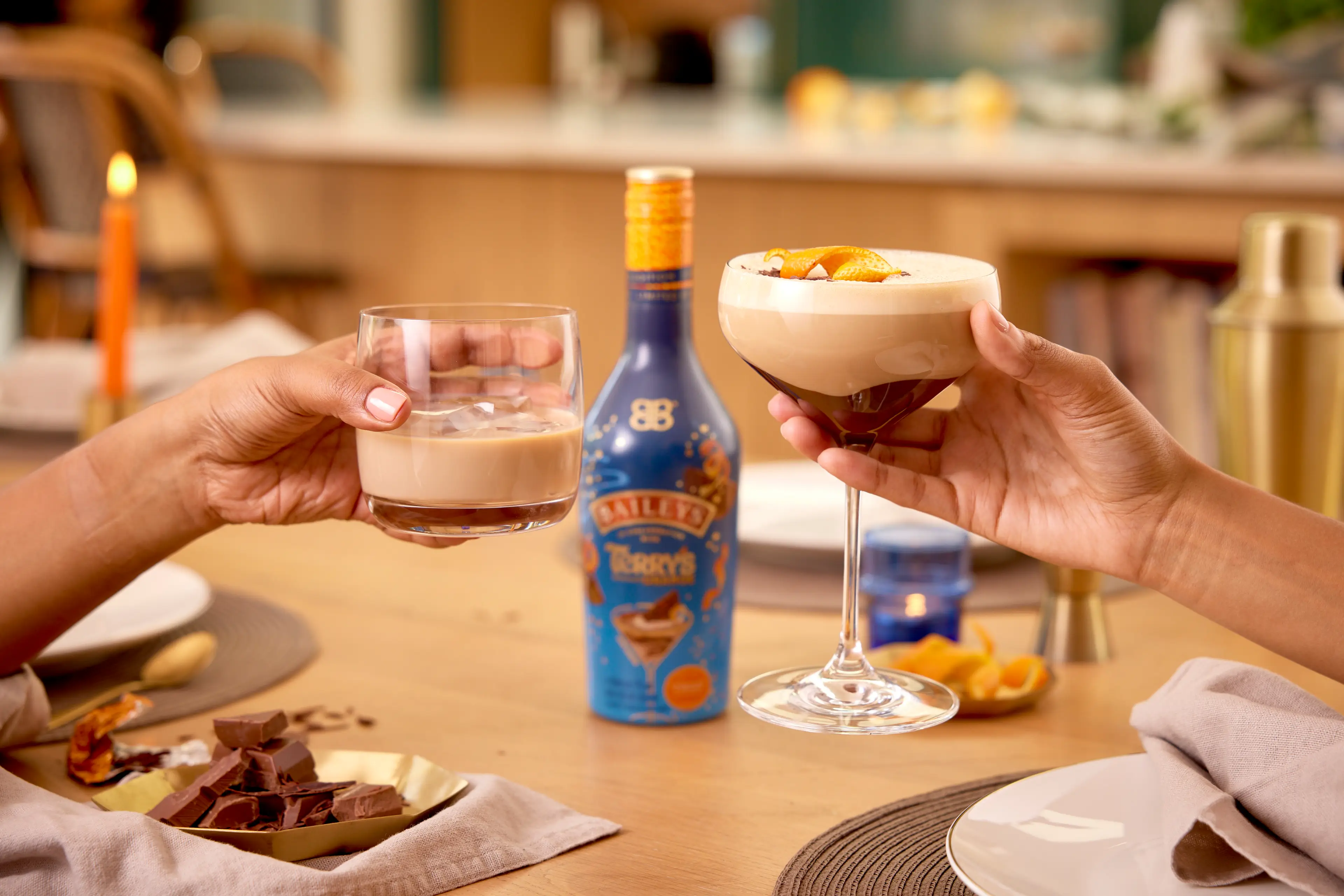 In a hot chocolate, poured neat over ice or in a festive martini, this is Christmas in a bottle (Baileys)