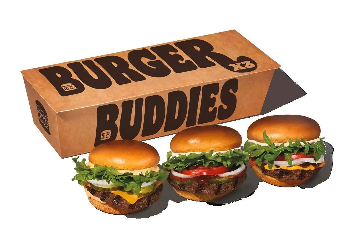 Burger King Burger Buddies are available in packs of three or nine (Burger King)