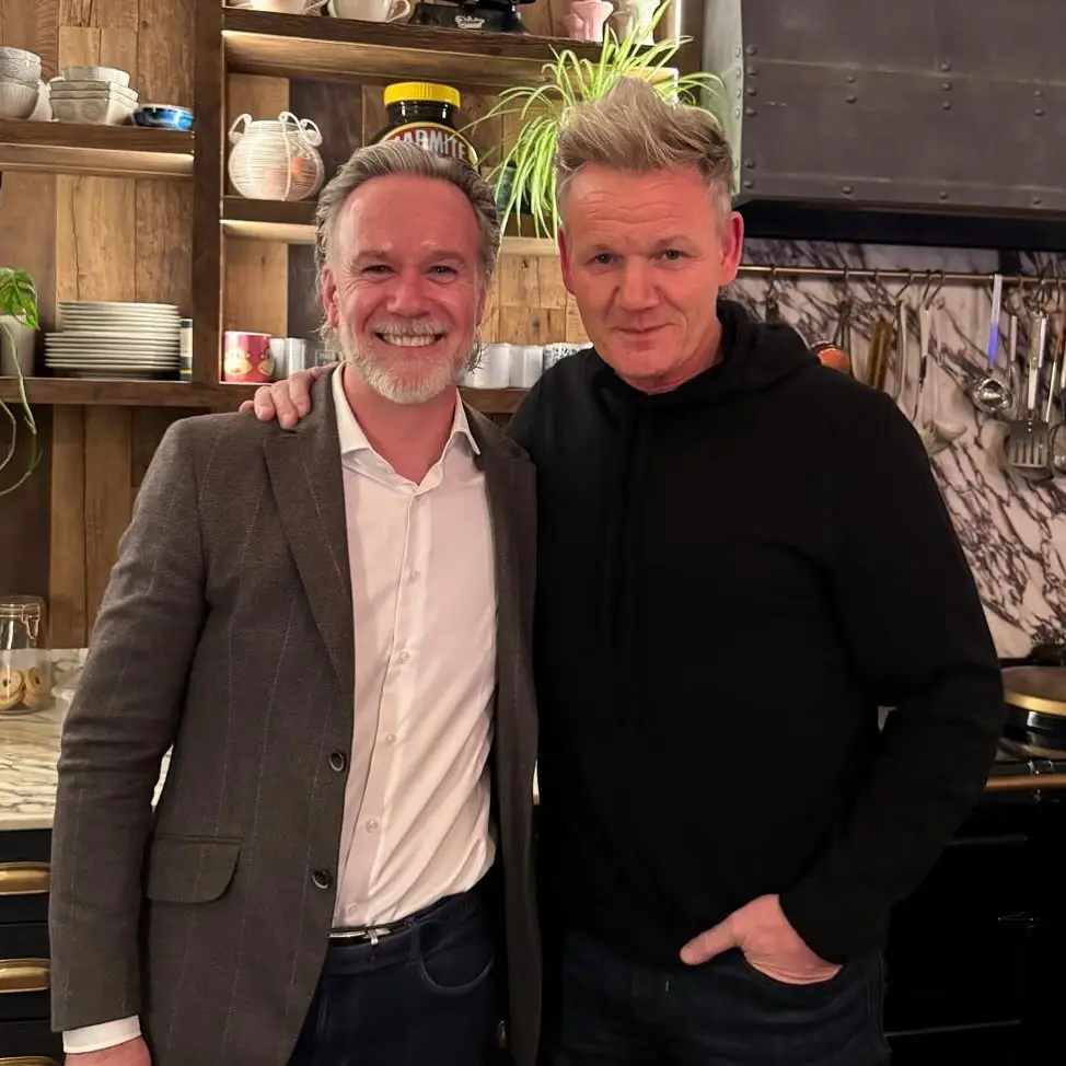 The former colleagues shared that they had met up in 2025 (Instagram/@marcuswareing)