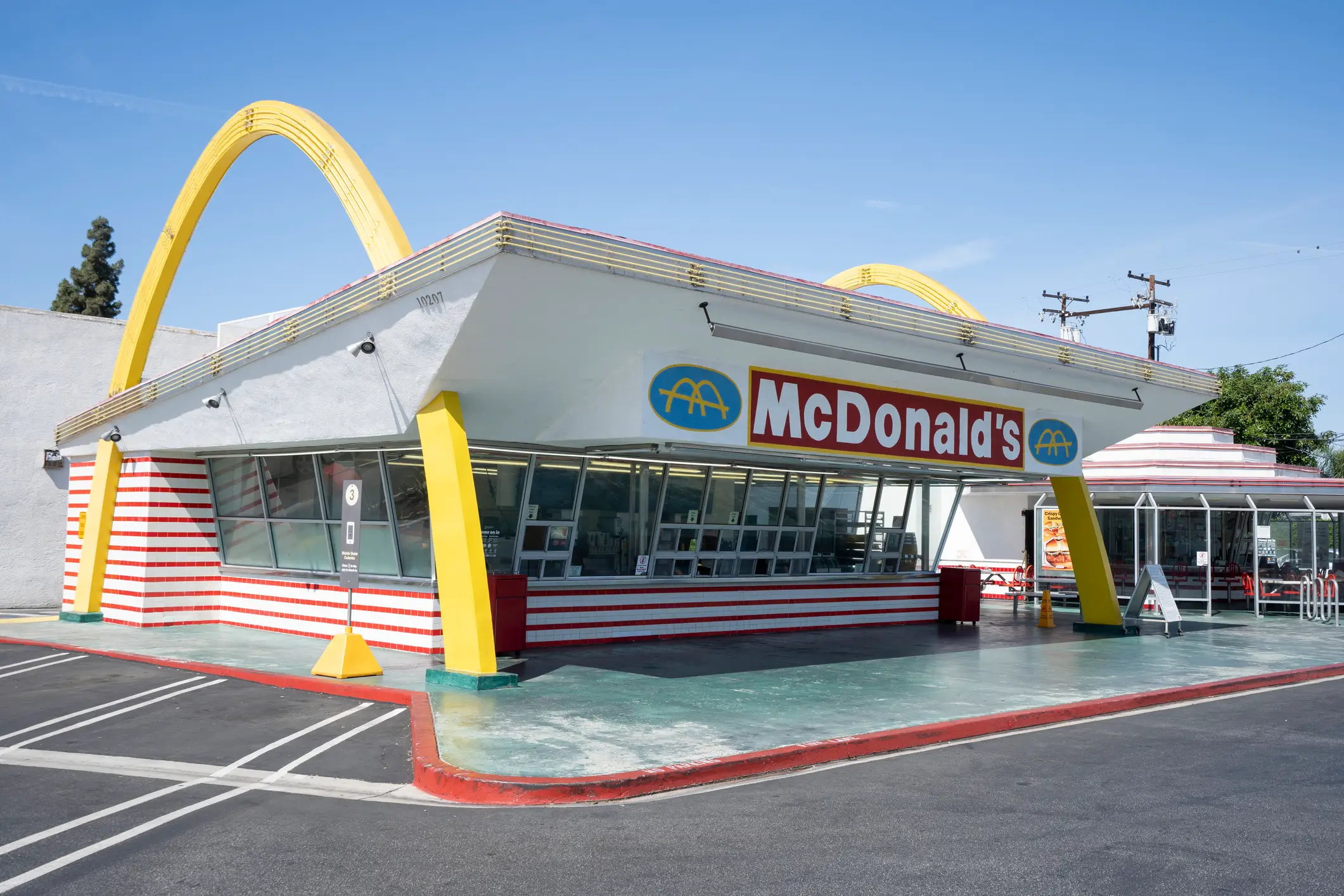 This McDonald's outlet in Downey, California opened in 1953 and was the first to feature the golden arches (hapabapa/Getty Images)