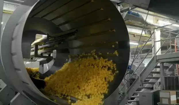 The Quavers dough en route to a lunchbox near you (BBC)