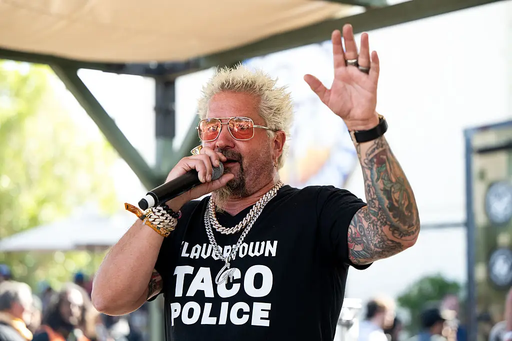 Food Network Host Guy Fieri co-owns the brand with Santo Spirits CEO Dan Butkis (Scott Dudelson/Contributor/Getty Images)