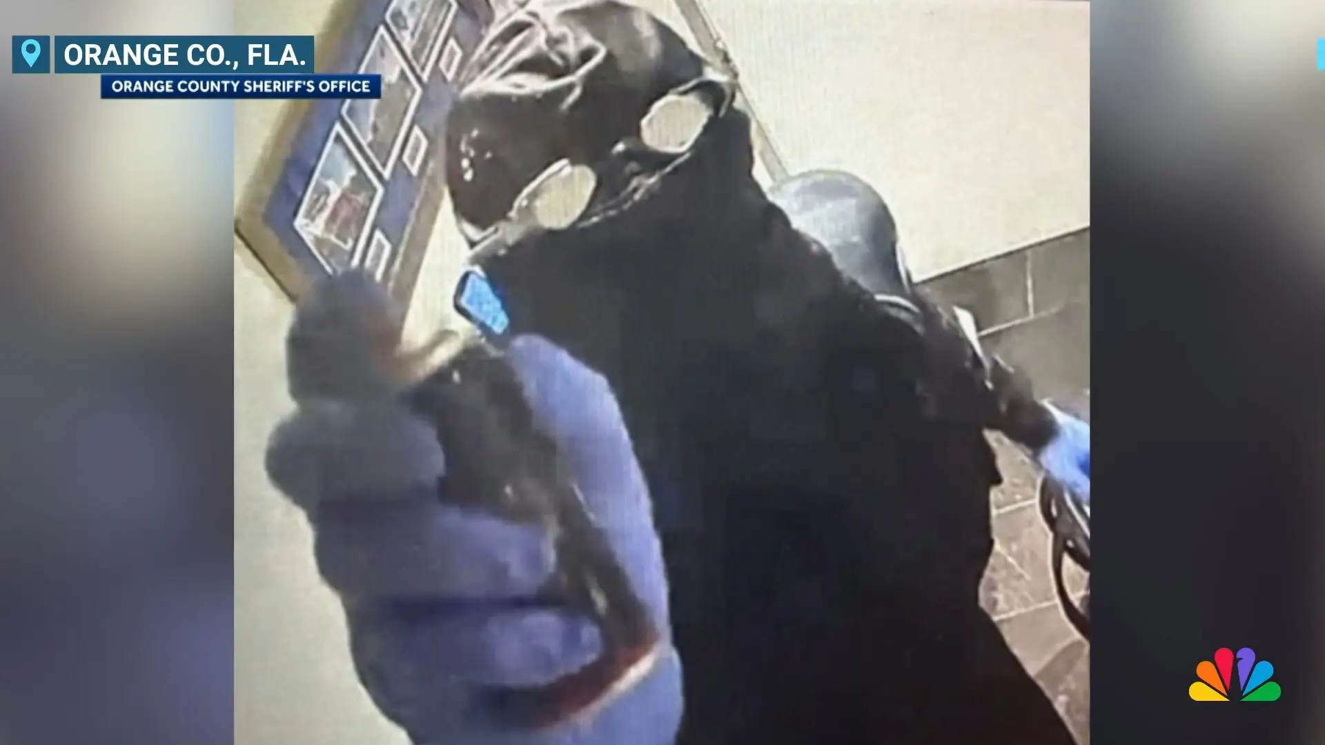 The robber of the Disney Springs Florida restaurant in scuba gear (NBC News)