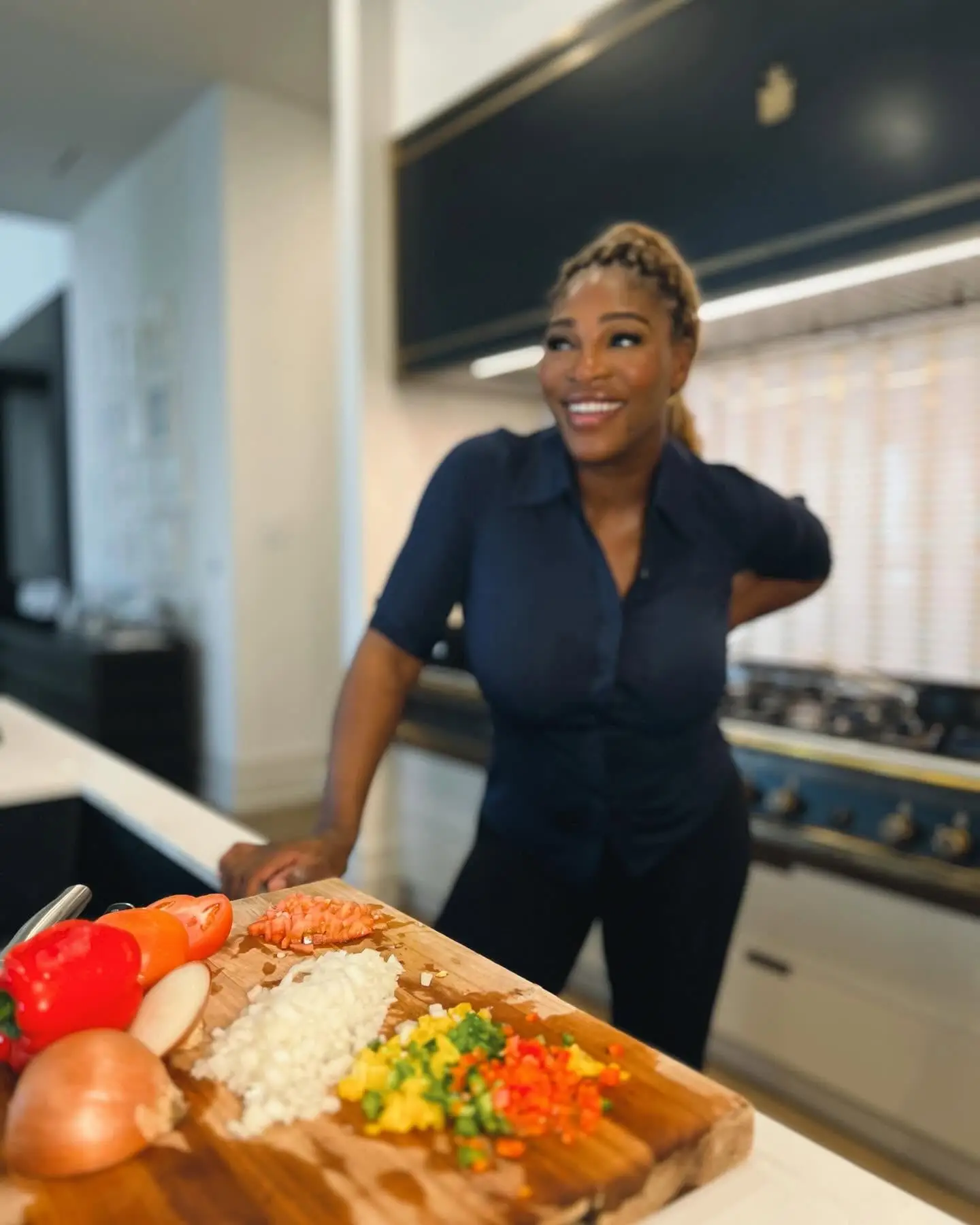 Williams loves to cook from scratch and enjoys making recipes such as tacos (Facebook)
