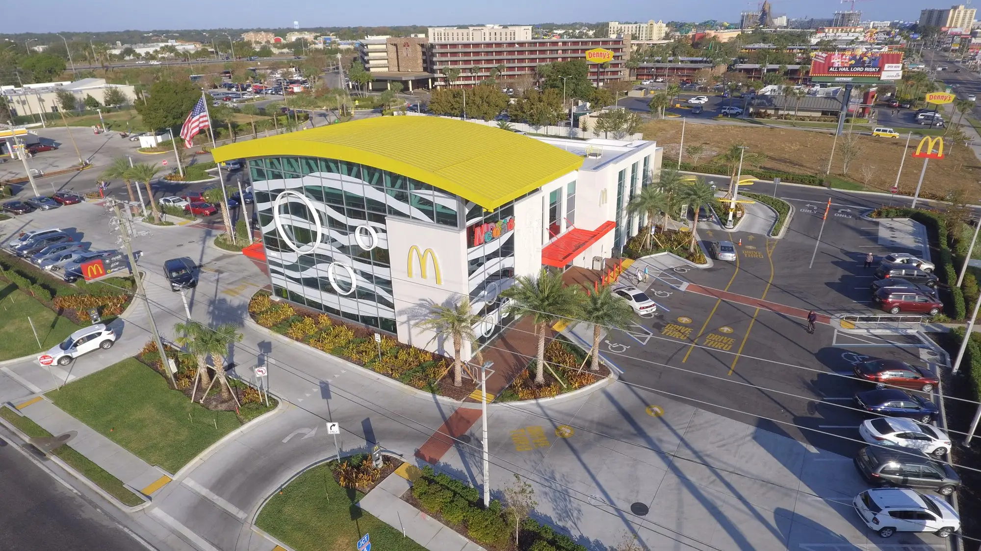 The world's largest McDonald's sells pizza and pasta alongside its Big Macs