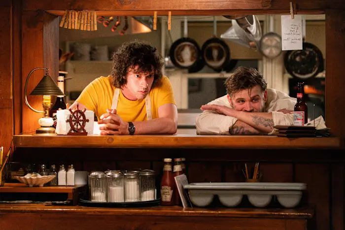 Tony, based on the early life of Anthony Bourdain, has the approval of the former chef's estate (A24)