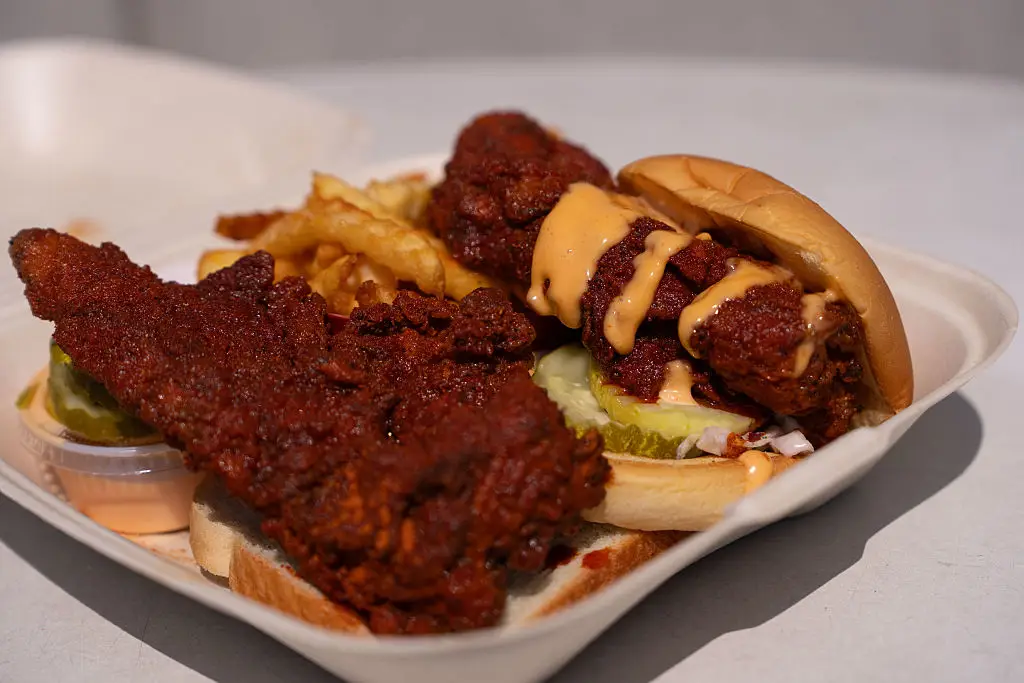 You can practically feel the spice coming off this chicken (Bloomberg / Contributor/Getty Images)