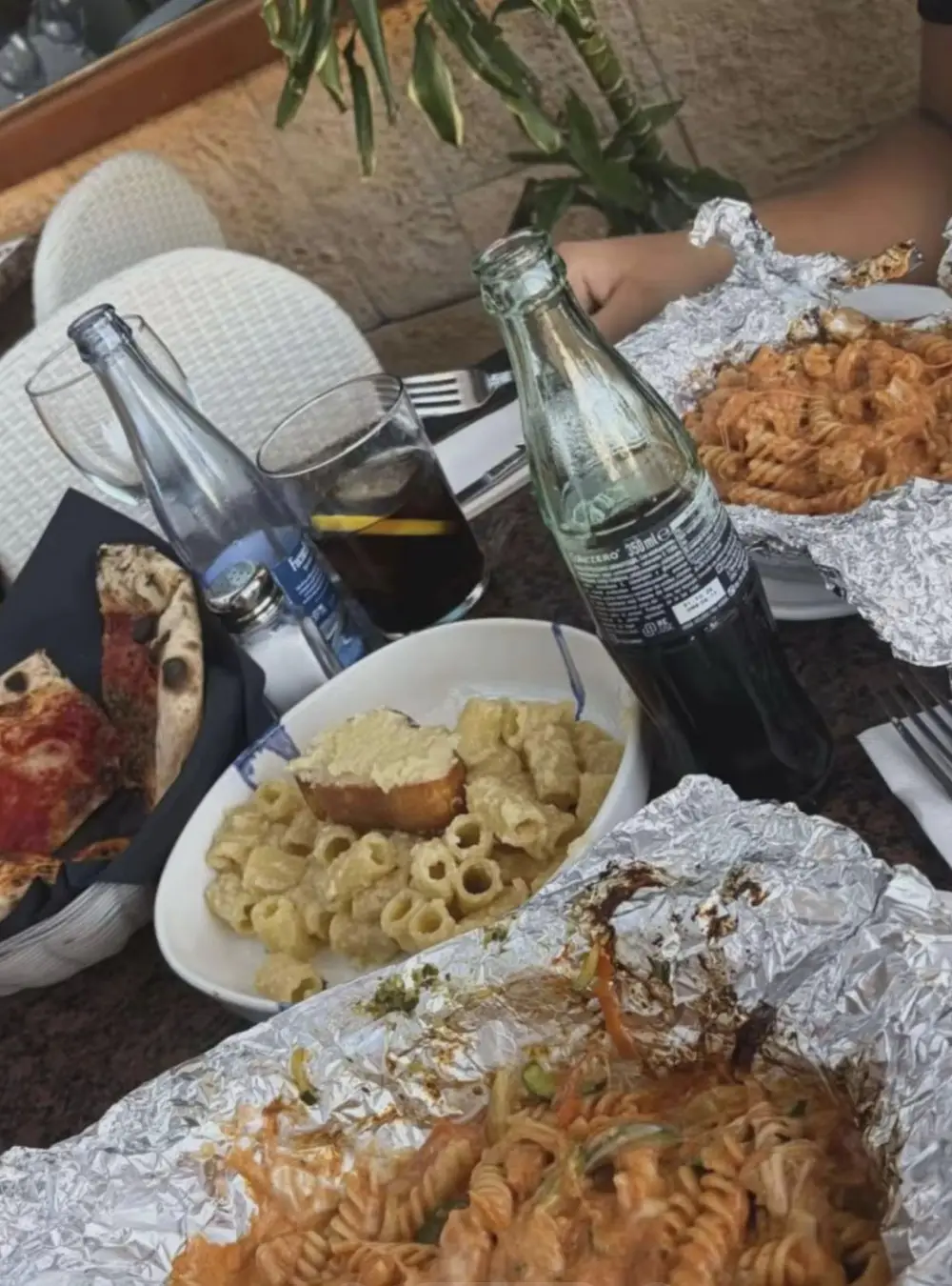 The couple both enjoyed the viral pasta dish (TikTok/@venezuelaffury)