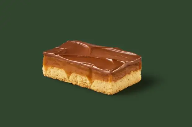 The Starbucks Belgian Chocolate Caramel Shortbread has returned with a new-and-improved recipe (Starbucks)
