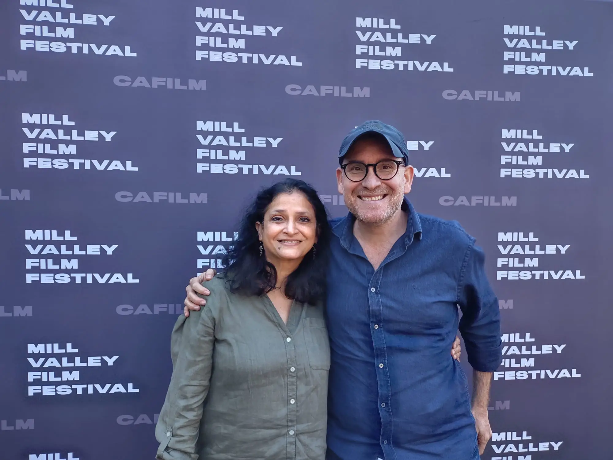 Anuradha Mittal, left (Twitter/@Mittaloak)