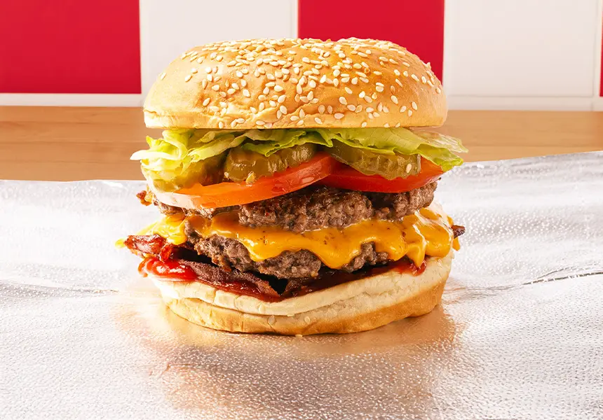 The singer apparently loves a Five Guys cheeseburger (Five Guys)