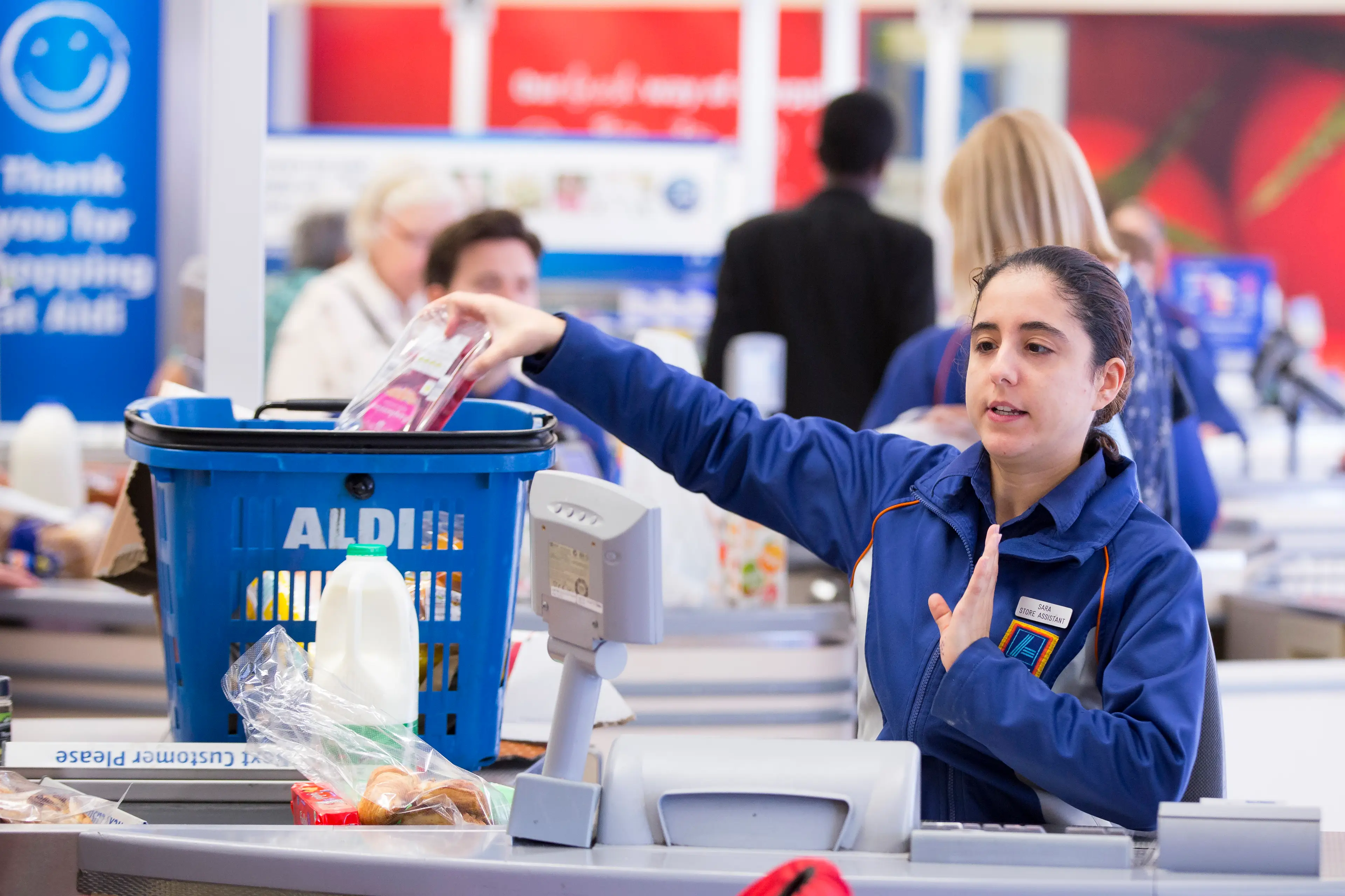 Aldi's checkouts are incredibly quick (Bloomberg / Contributor/Getty Images)