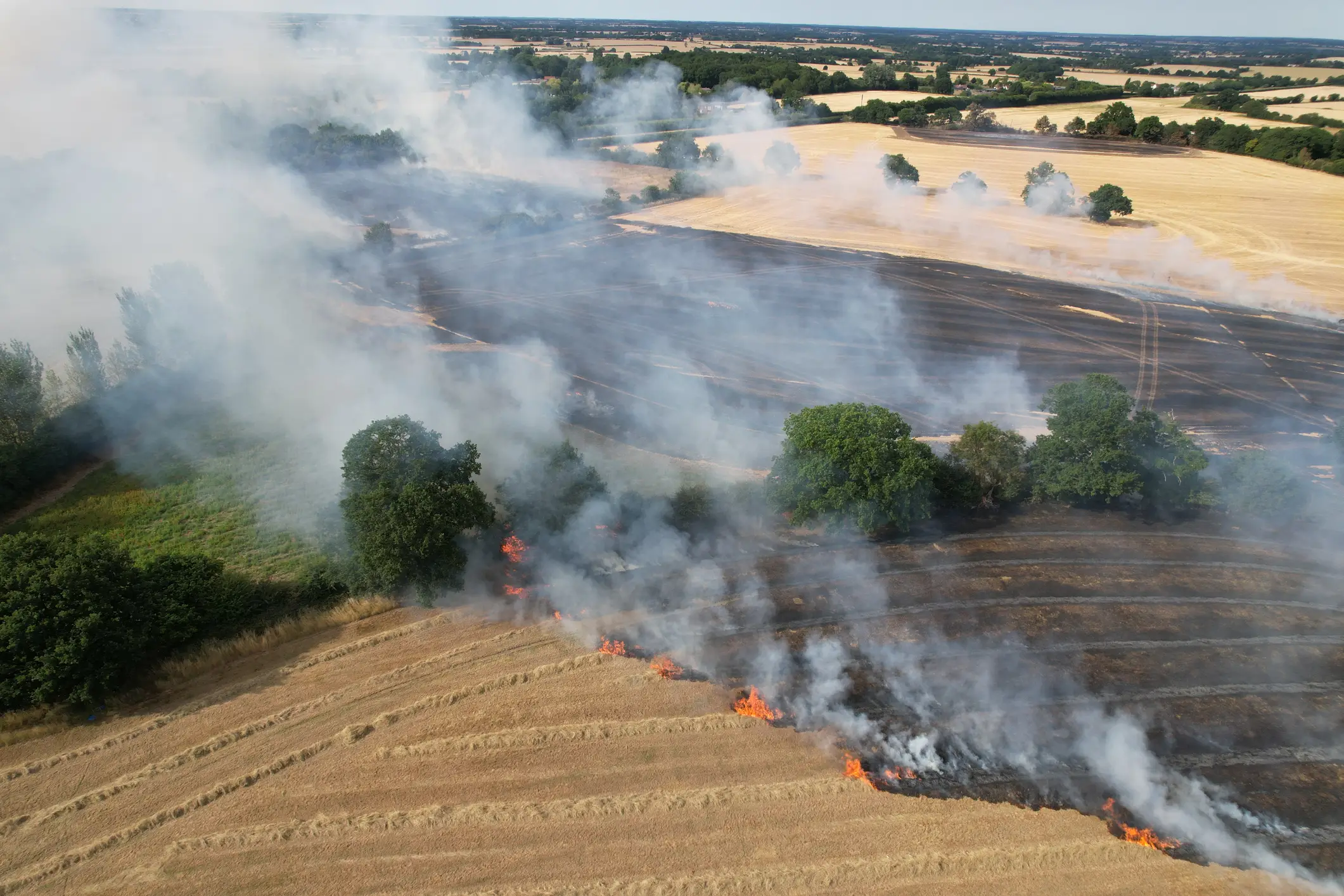 The intense weather has caused fires, drought and more for farmers (Getty Stock/Steve Bateman)