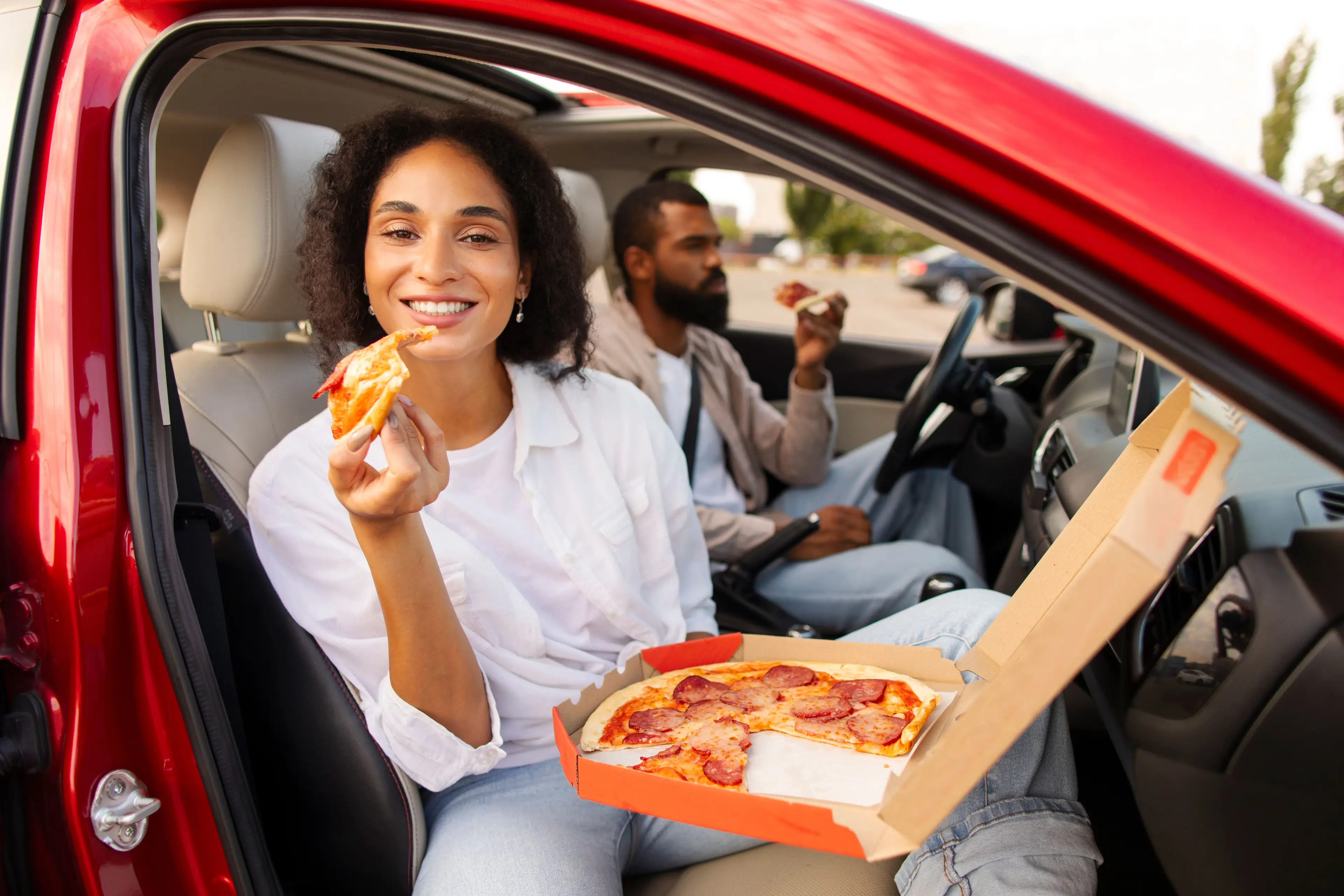 The car is apparently Gen Z's favourite place to eat (Getty Stock Image)