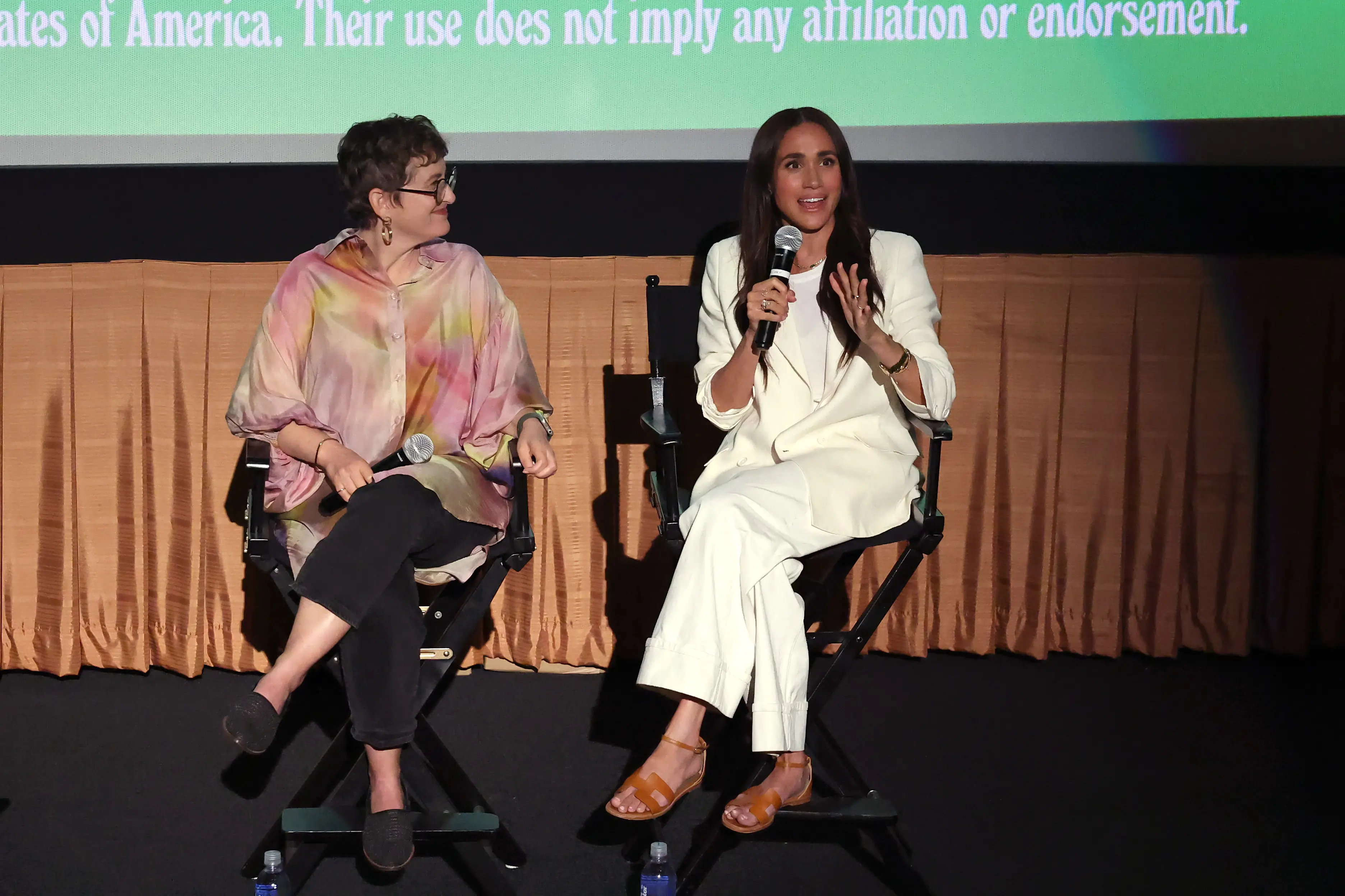 Meghan, Duchess of Sussex (right) recently spoke at a Cookie Queens screening (Eric Charbonneau/Roadside Attractions via Getty Images)