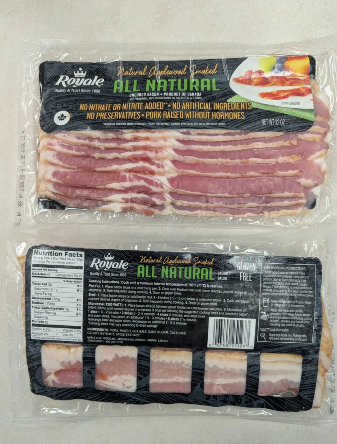 Canadian-imported bacon has been recalled across the United States (FSIS)
