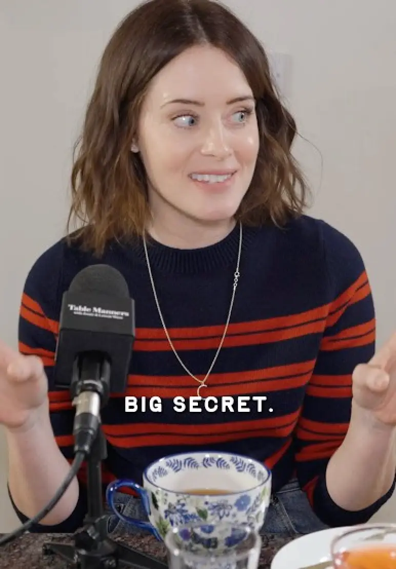 The star only eats gluten and sugar when she's out (Table Manners with Jessie and Lennie Ware podcast)