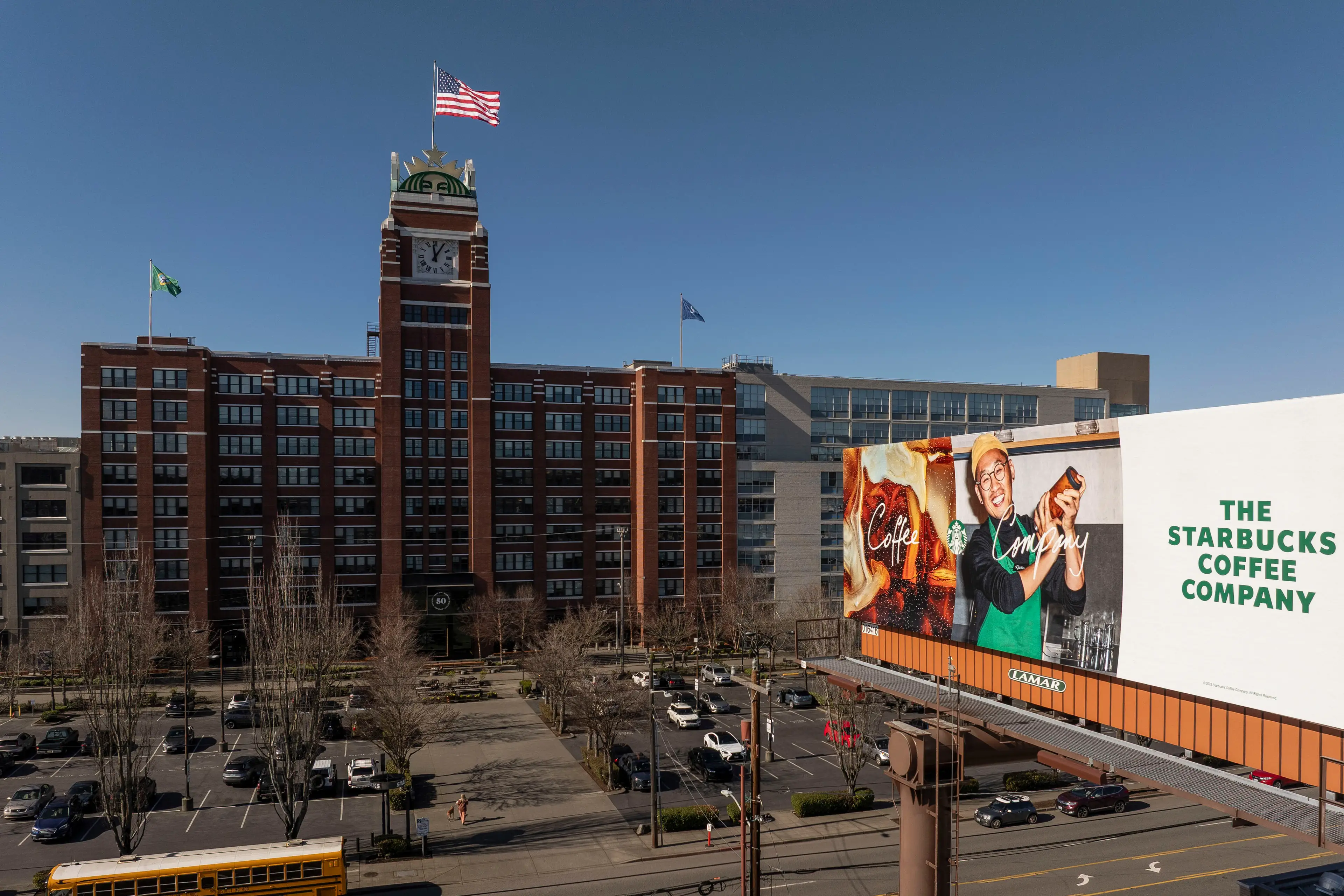 Starbucks HQ in Seattle (David Ryder/Bloomberg via Getty Images)