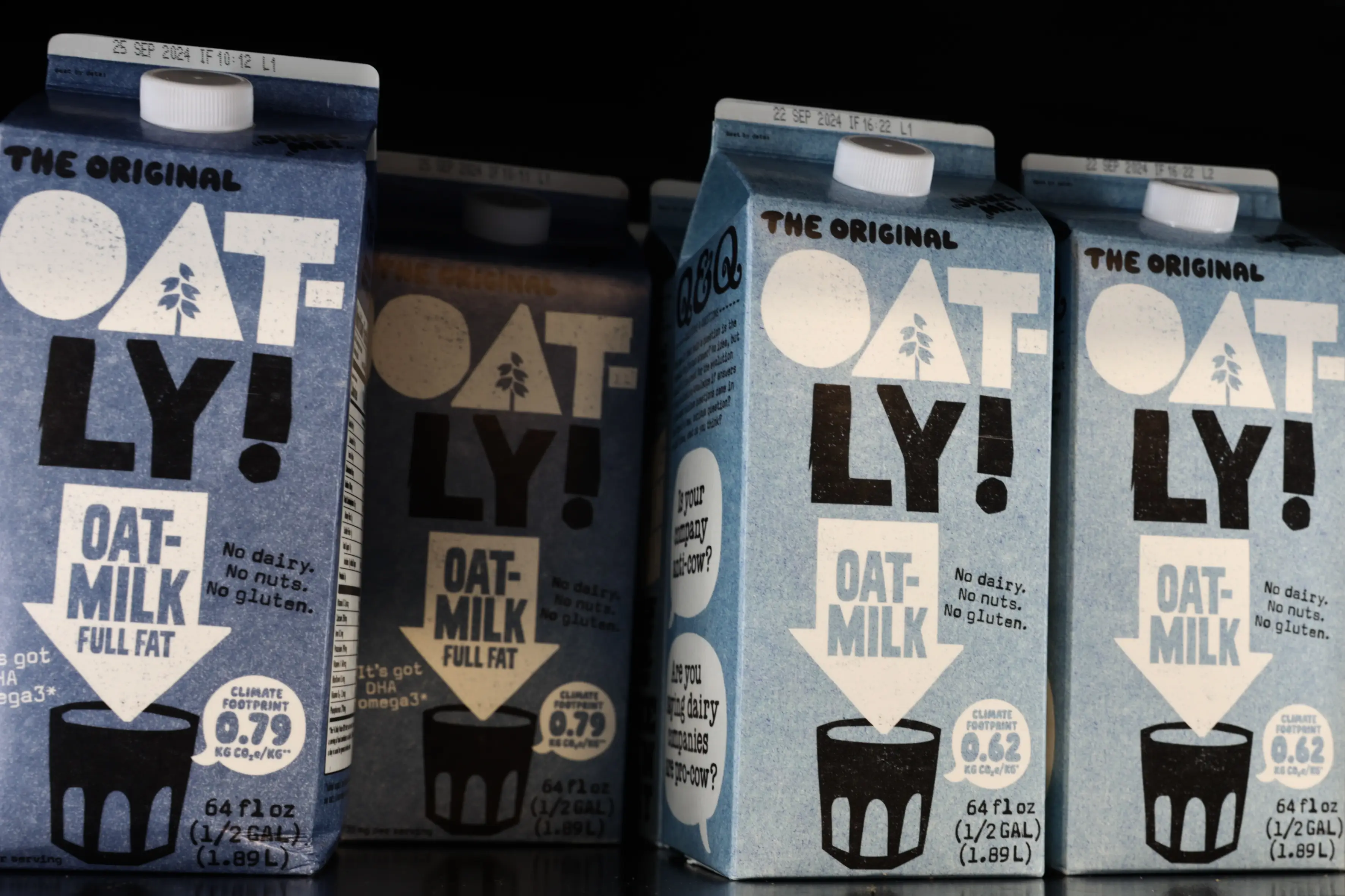 Brands like Oatly are typically considerably more expensive than dairy options (NurPhoto / Contributor/Getty Images)