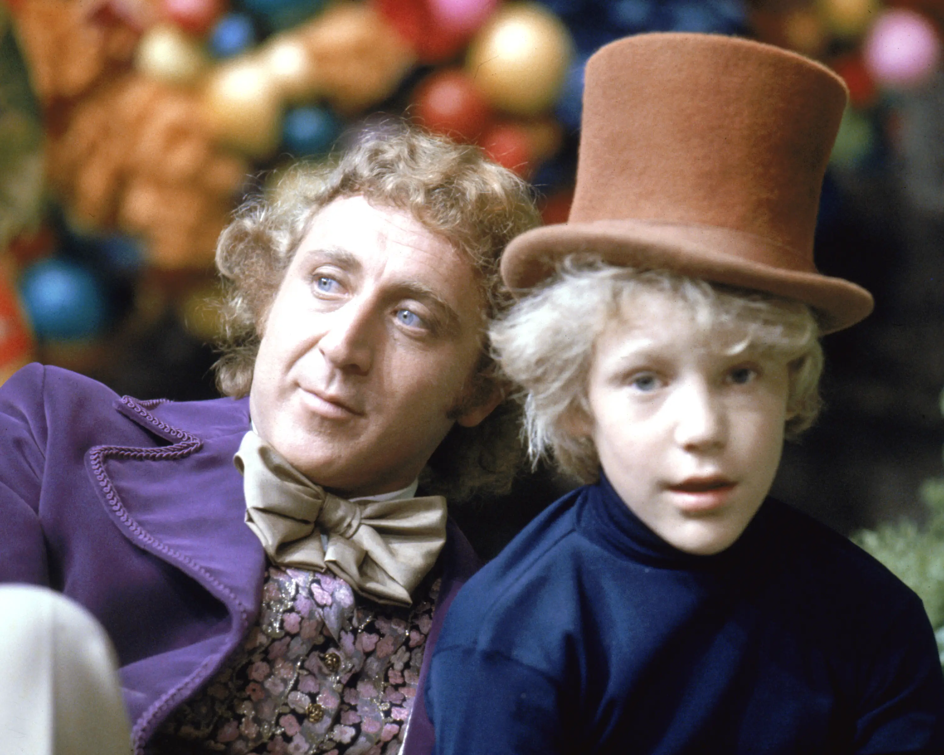 Gene Wilde (left) portrayed Willy Wonka in the 1971 flick (Silver Screen Collection/Getty Images)