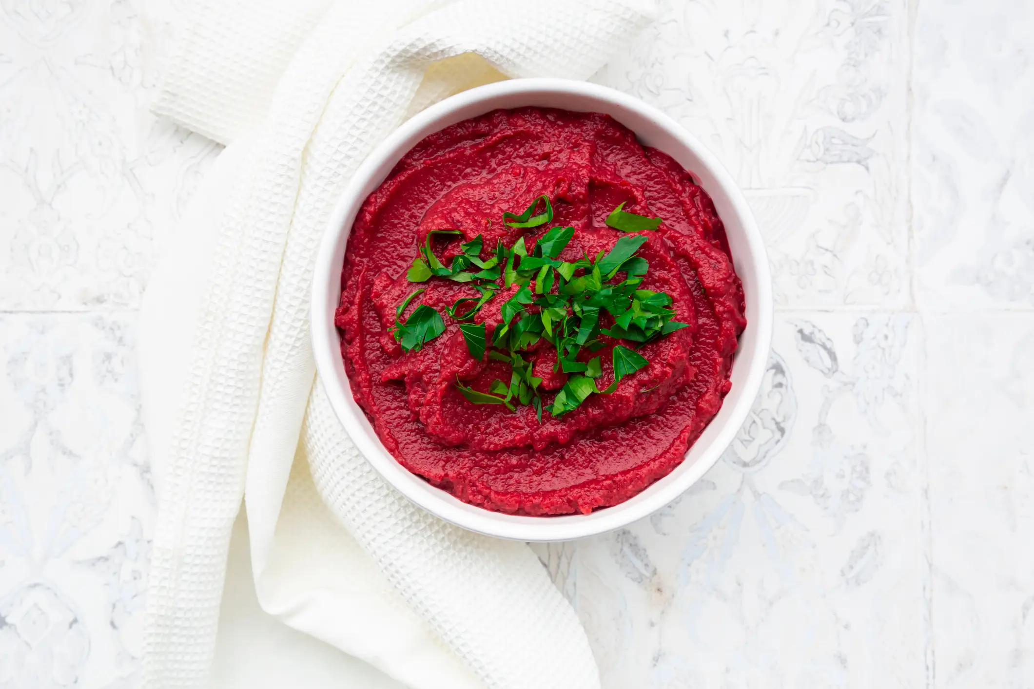 Beetroot houmous is a particularly delicious variant (Larissa Veronesi/Getty Images)