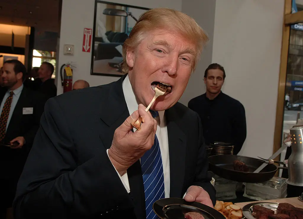 'McDonald's Kentucky Fried Chicken, pizza, and Diet Coke' were the four food groups on Trump Force One, according to his former aides (
