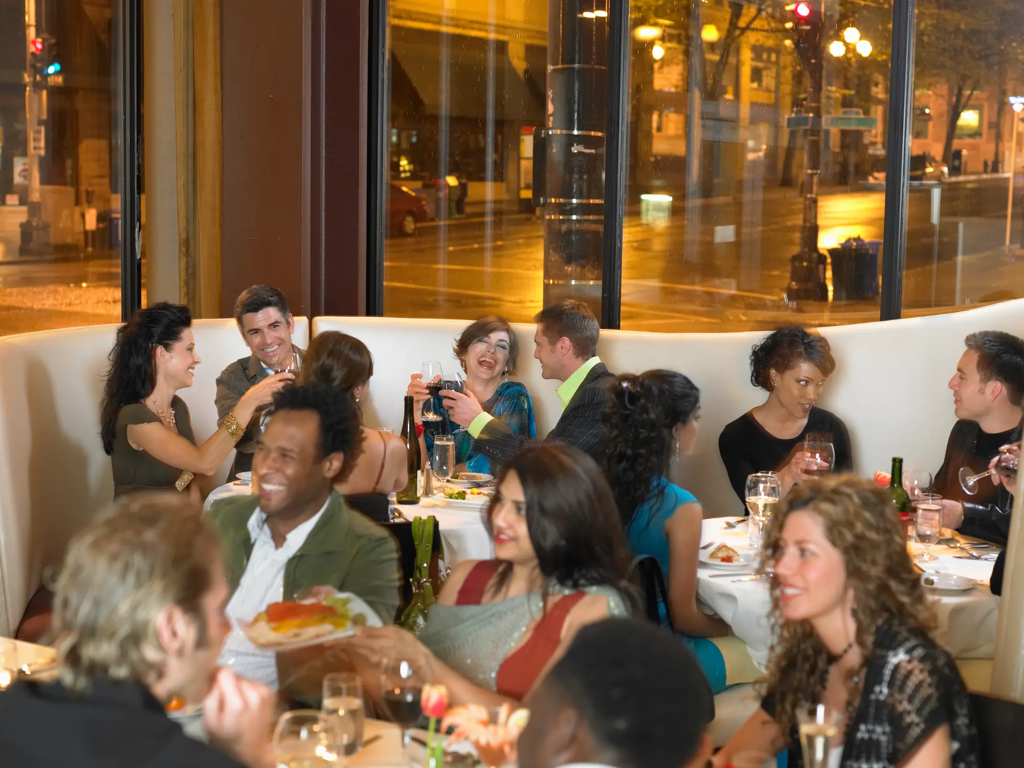 A party of 16 will challenge even the most well-prepared restaurants (Ryan McVay/Getty Images)