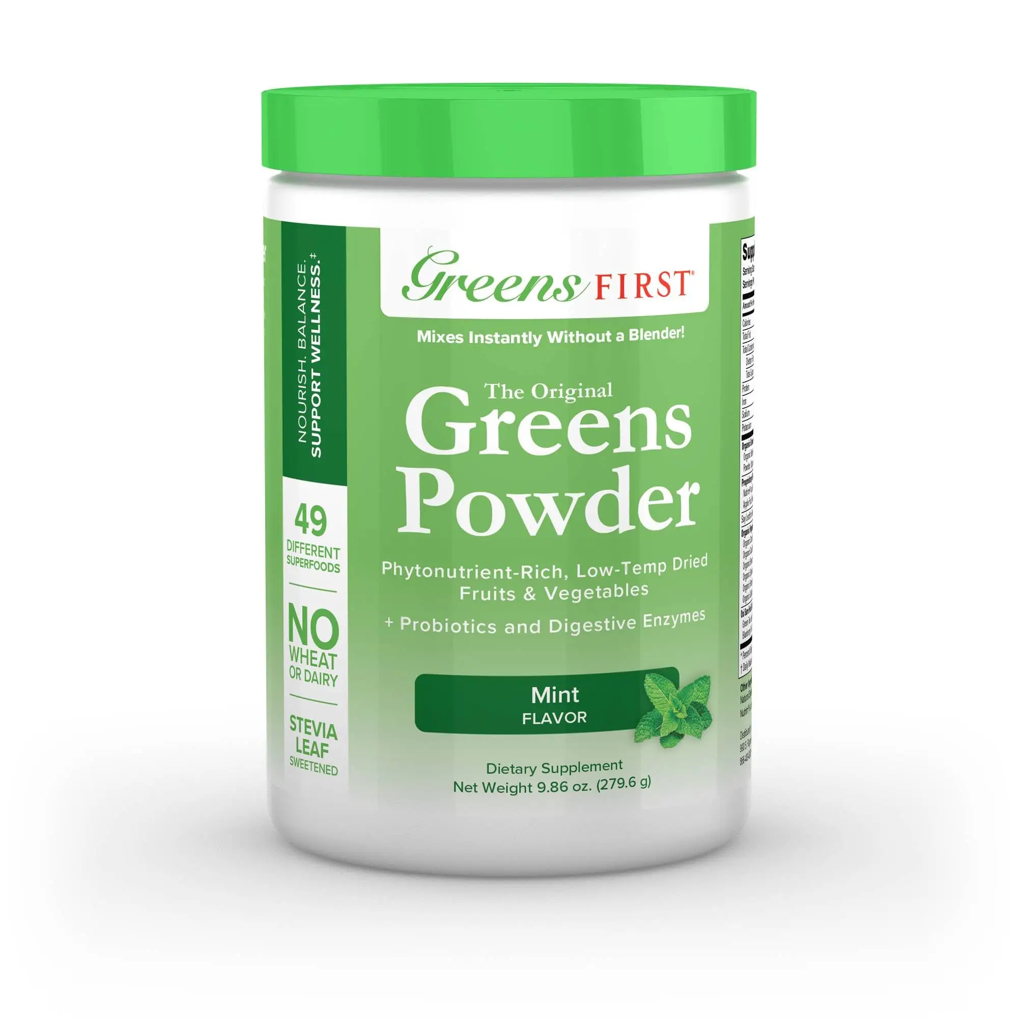 Greens powder was handed out in the gift bags (Greens First)