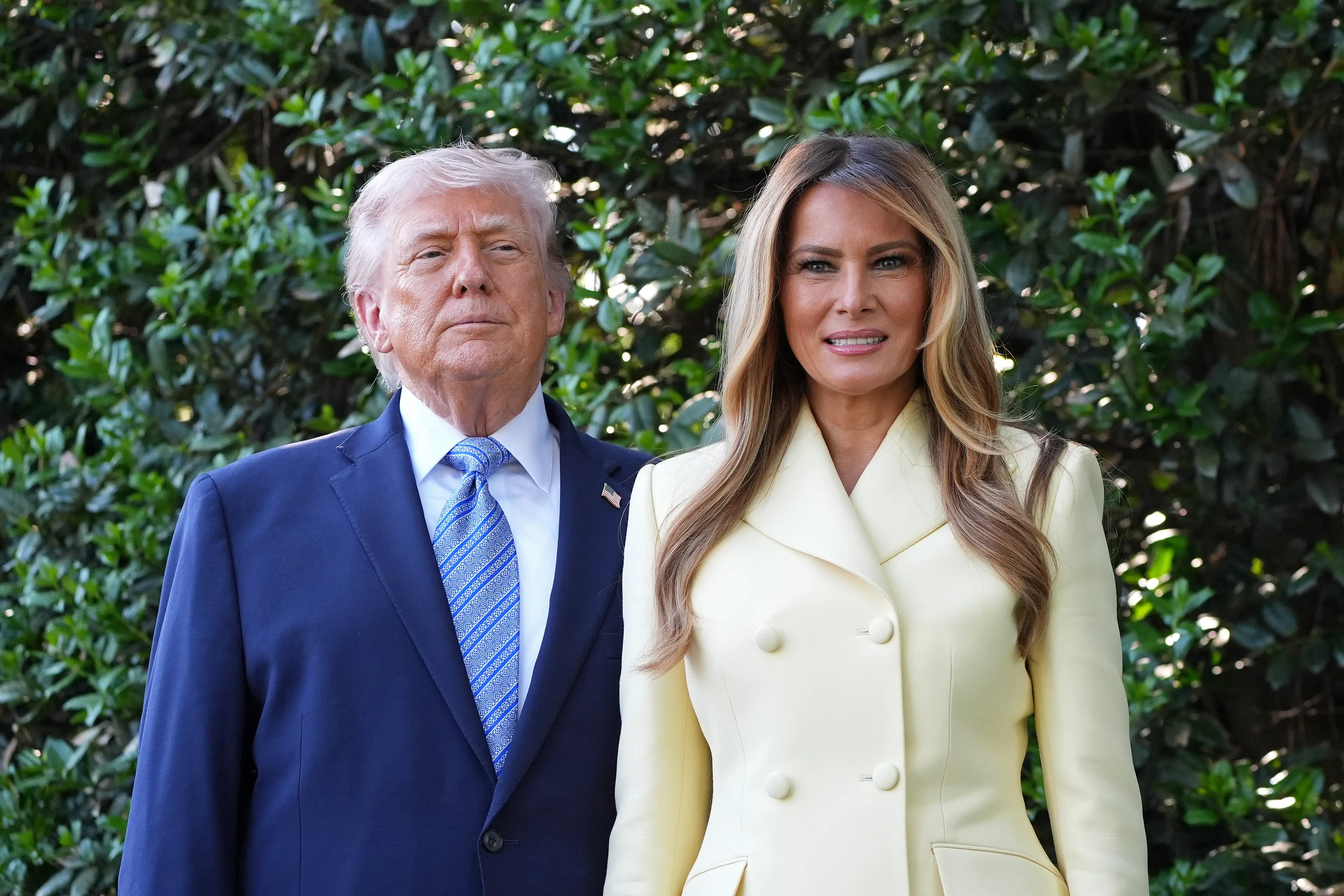 Donald and Melania Trump had one major rule to follow ahead of the state dinner at the White House (Alex Brandon-Pool/Getty Images)