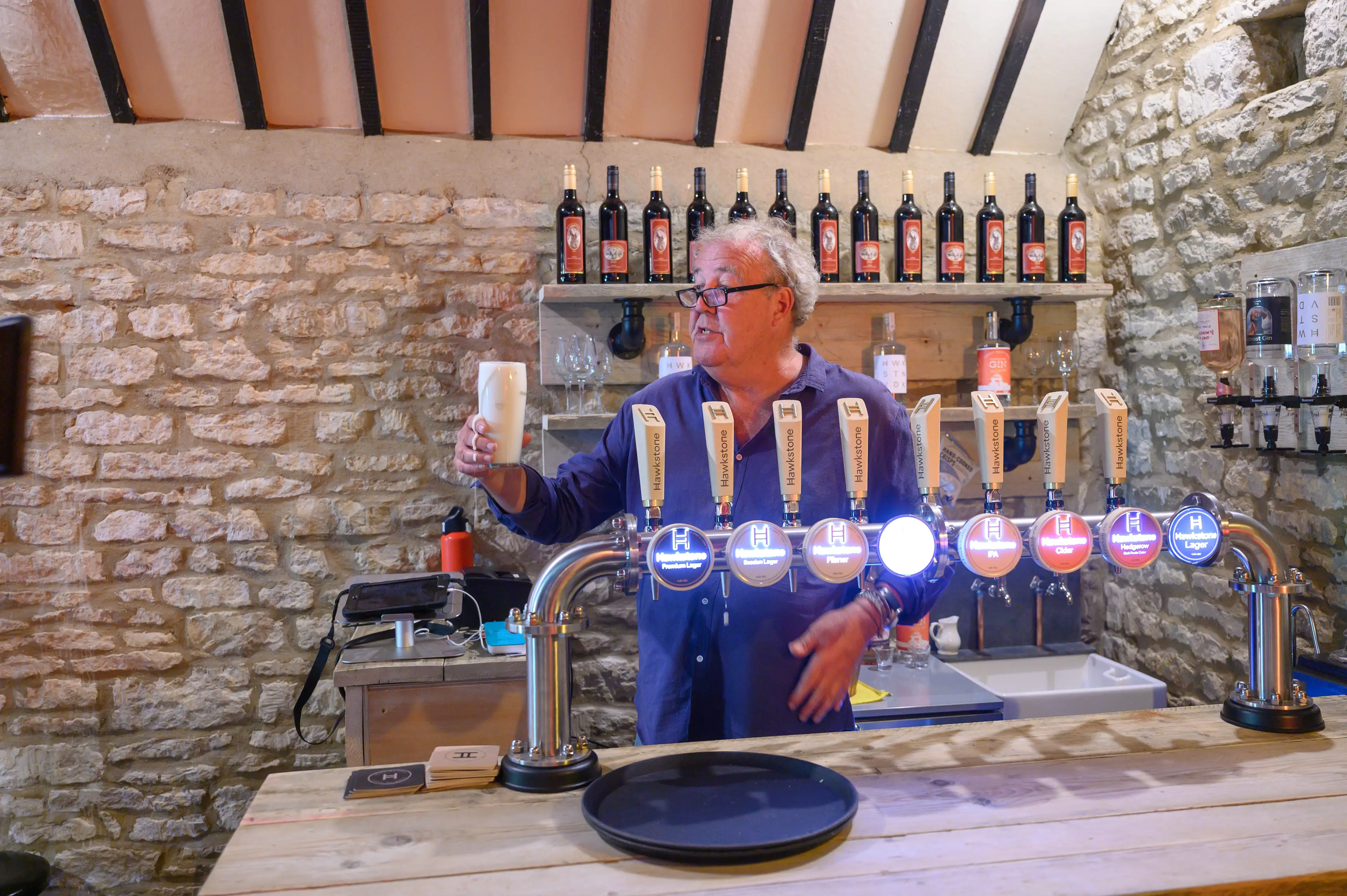 Activists descended on Jeremy Clarkson's Cotswolds pub earlier this week (Prime Video / Ellis O'Brien)