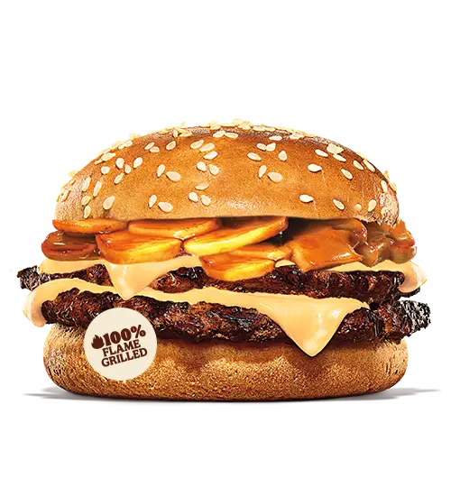 Some Burger King fans are obsessed with the Mushroom & Swiss burger, which is available in Singapore (Burger King)