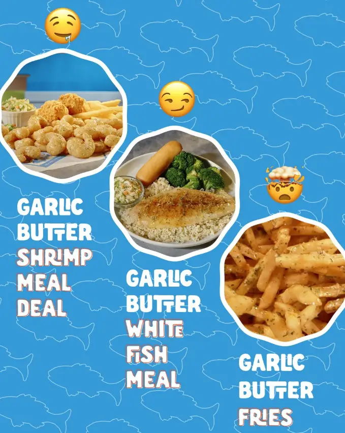 Some of the US menu offerings from Captain D's. (