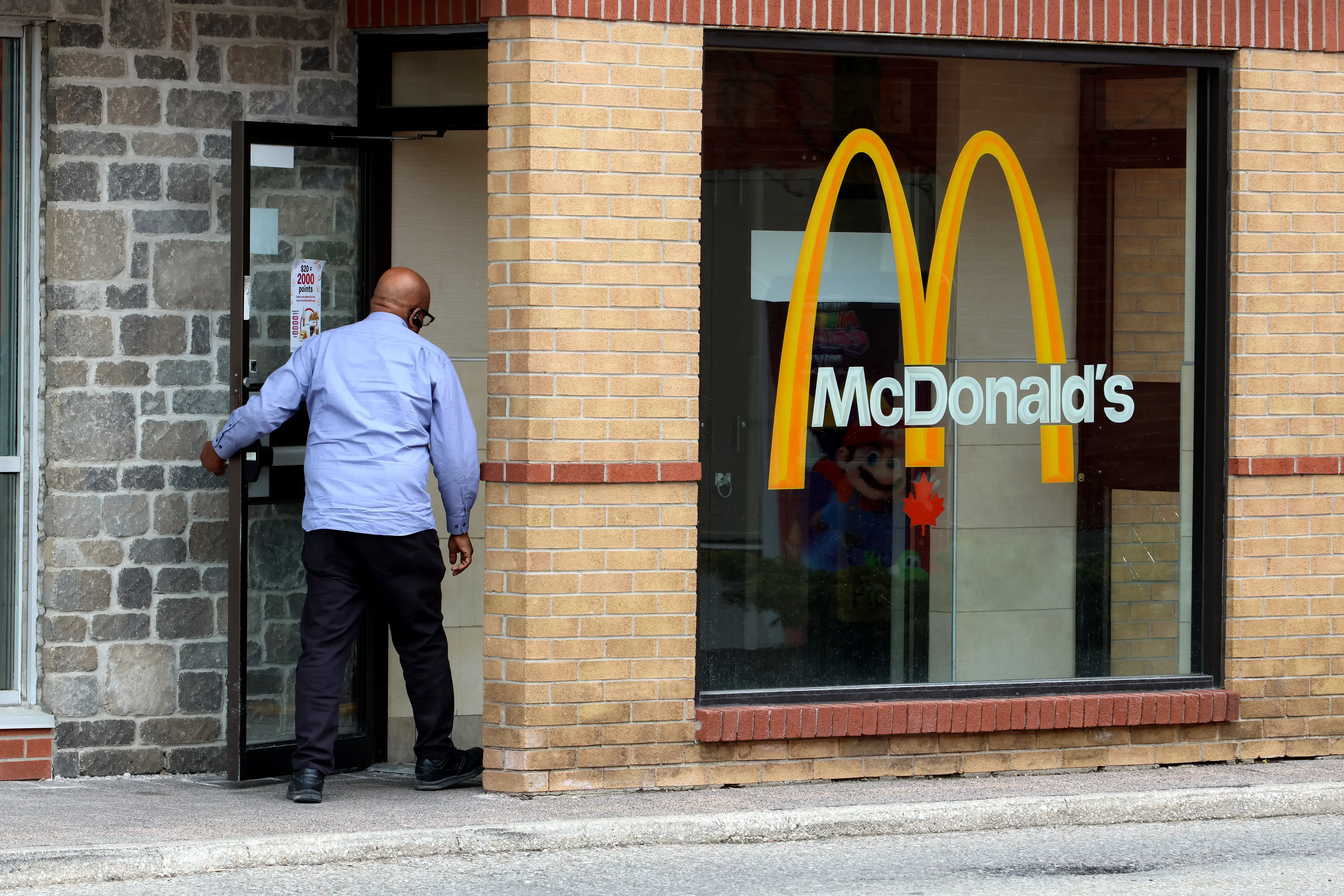 The McDonald's CEO has previously weighed in on whether the menu would change with the rise of GLP-1 drugs (Mike Campbell/NurPhoto via Getty Images)