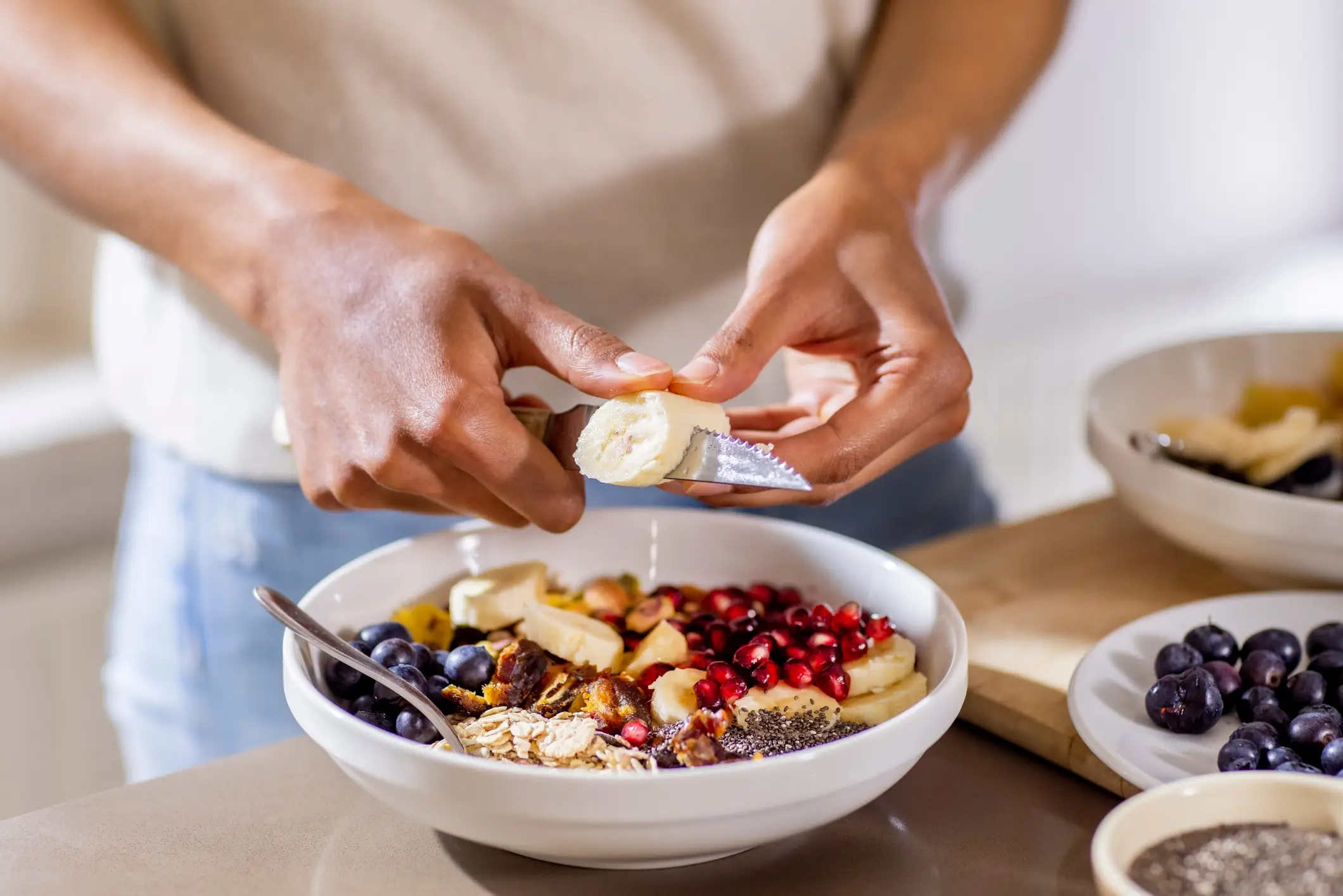 Bananas can cause a secretion of melatonin according to one study. (Getty Stock)