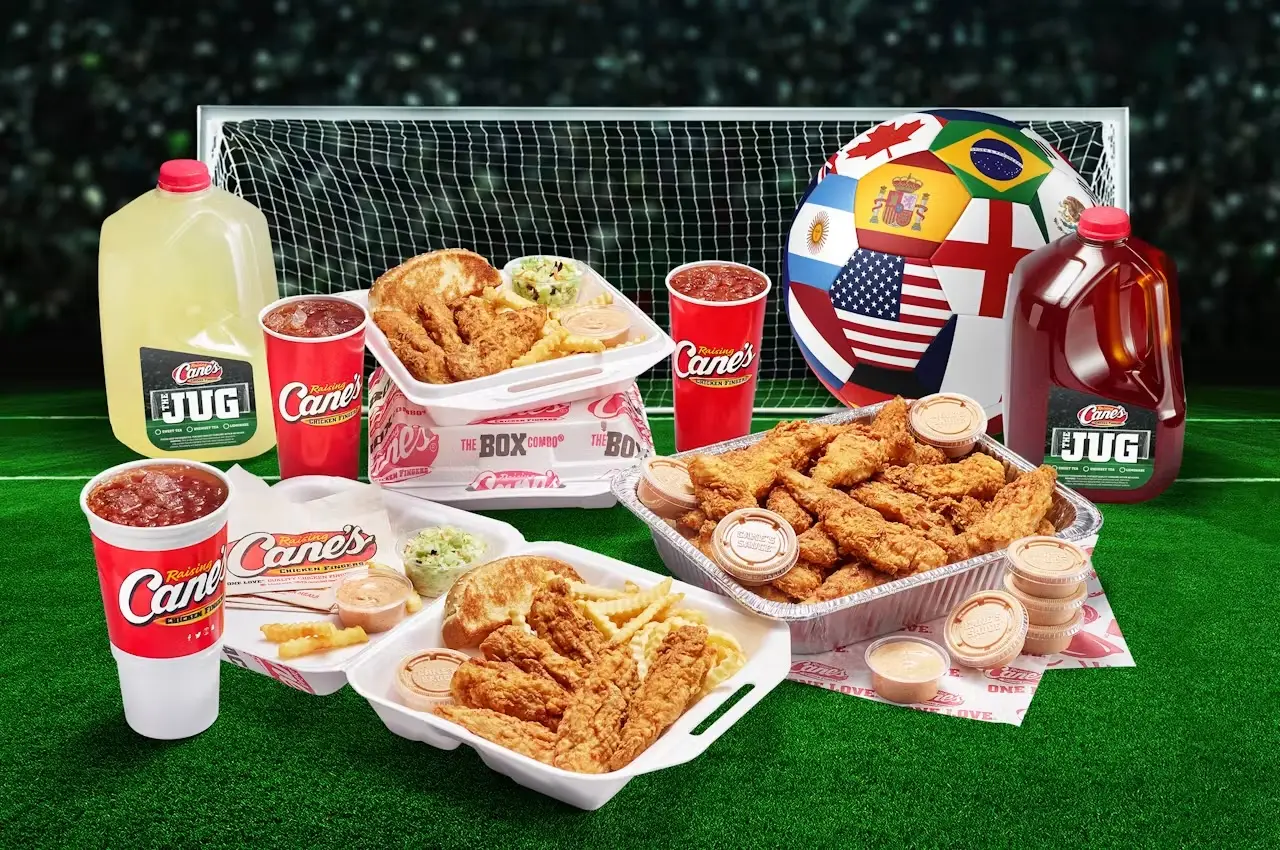 The chain is apparently looking to open more locations in London (Raising Cane's)