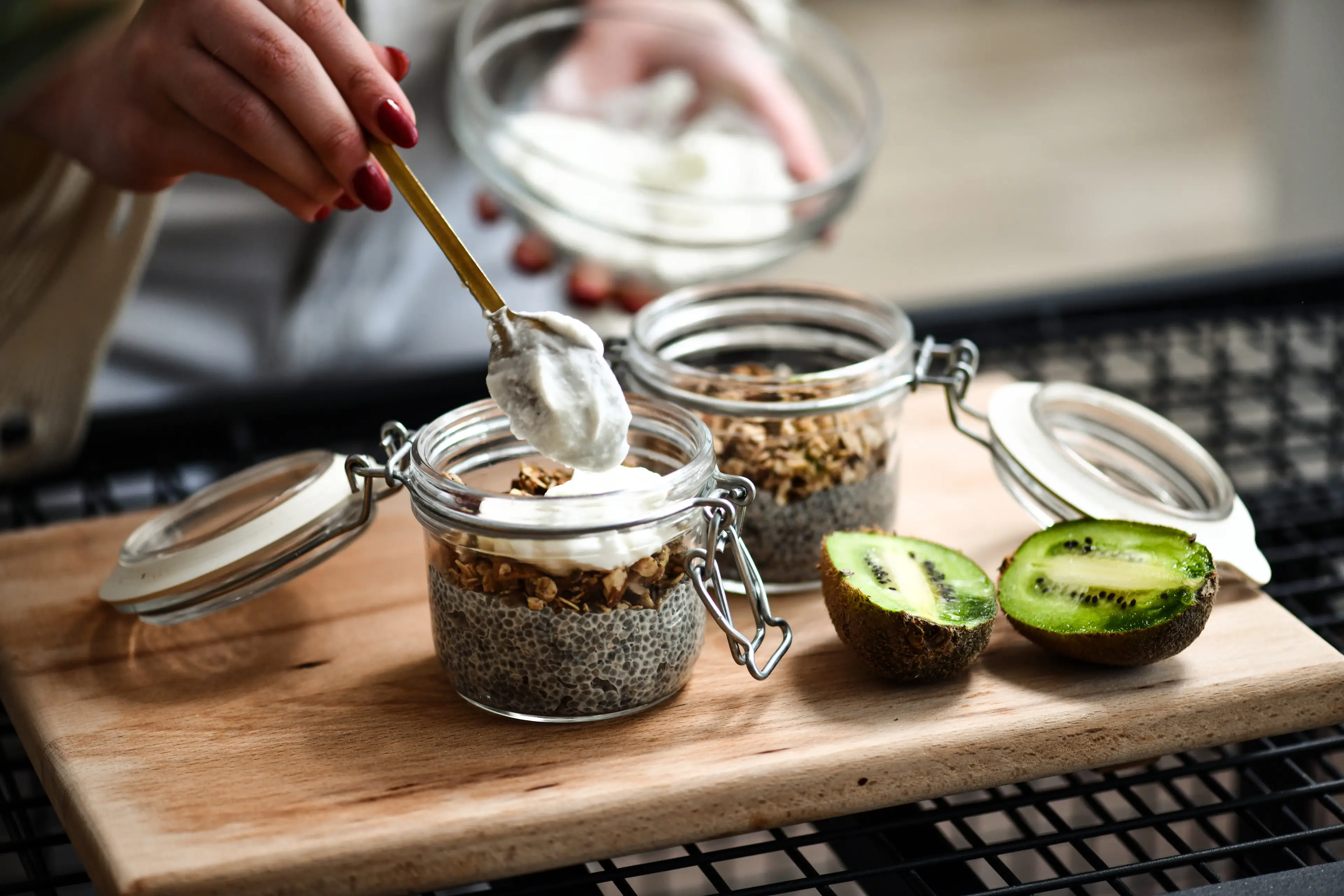 You can make chia pudding by soaking your seeds overnight (Getty Stock Image)