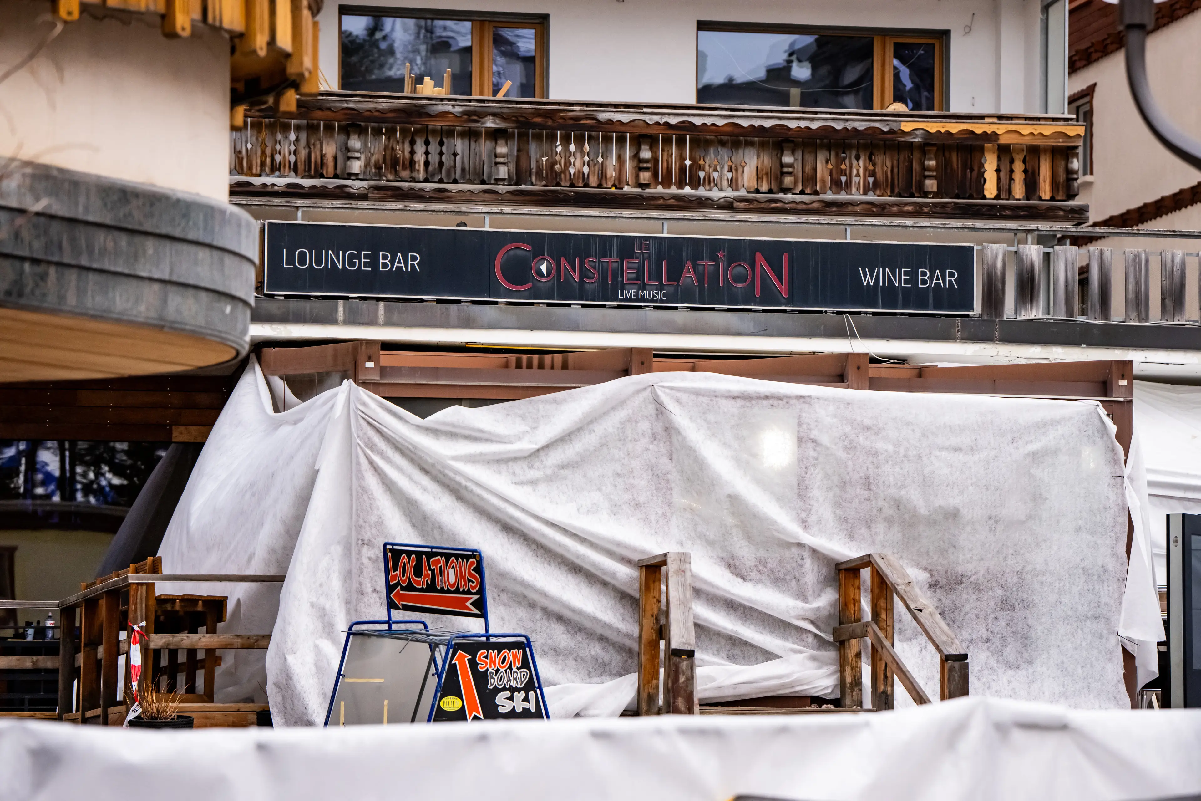 Le Constellation's owners have spoken out about the fire which killed 40 guests (MAXIME SCHMID / AFP via Getty Images)