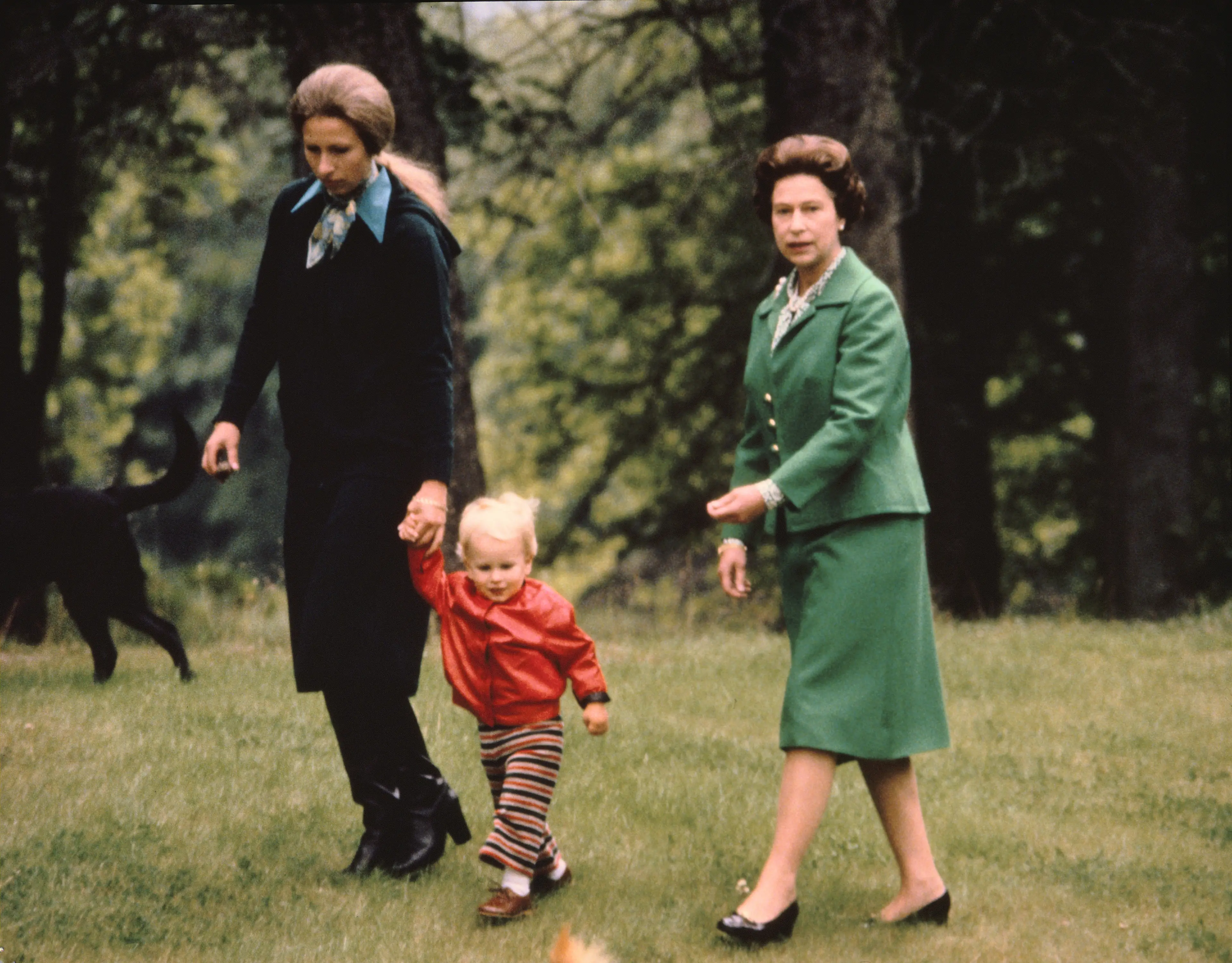 Anne, Princess Royal (left) would ask to design the first course during Balmoral barbecues, according to a former member of the royal staff (Keystone-France/Gamma-Keystone via Getty Images)