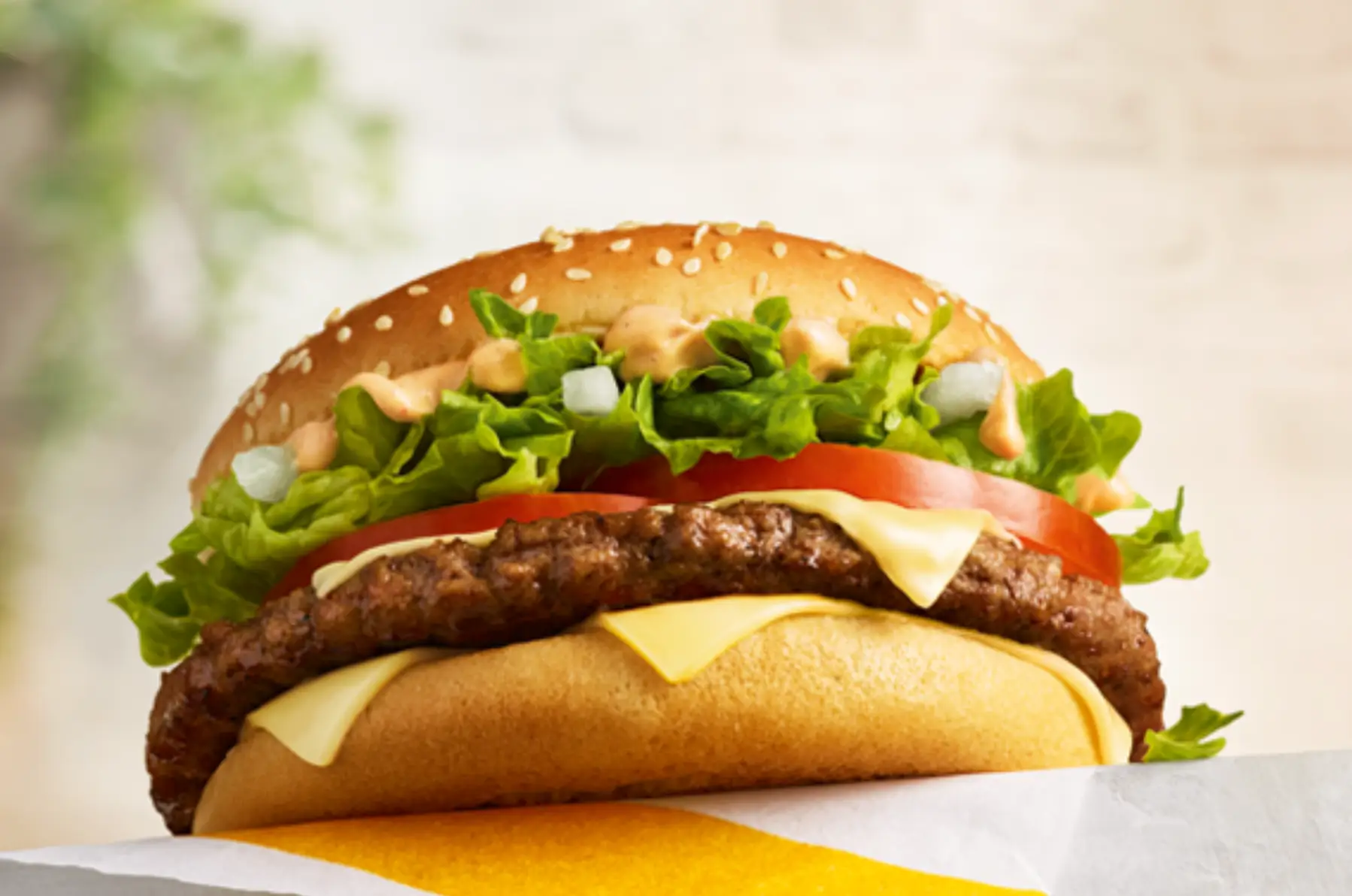 The previous version of the Big Tasty (McDonald's UK)