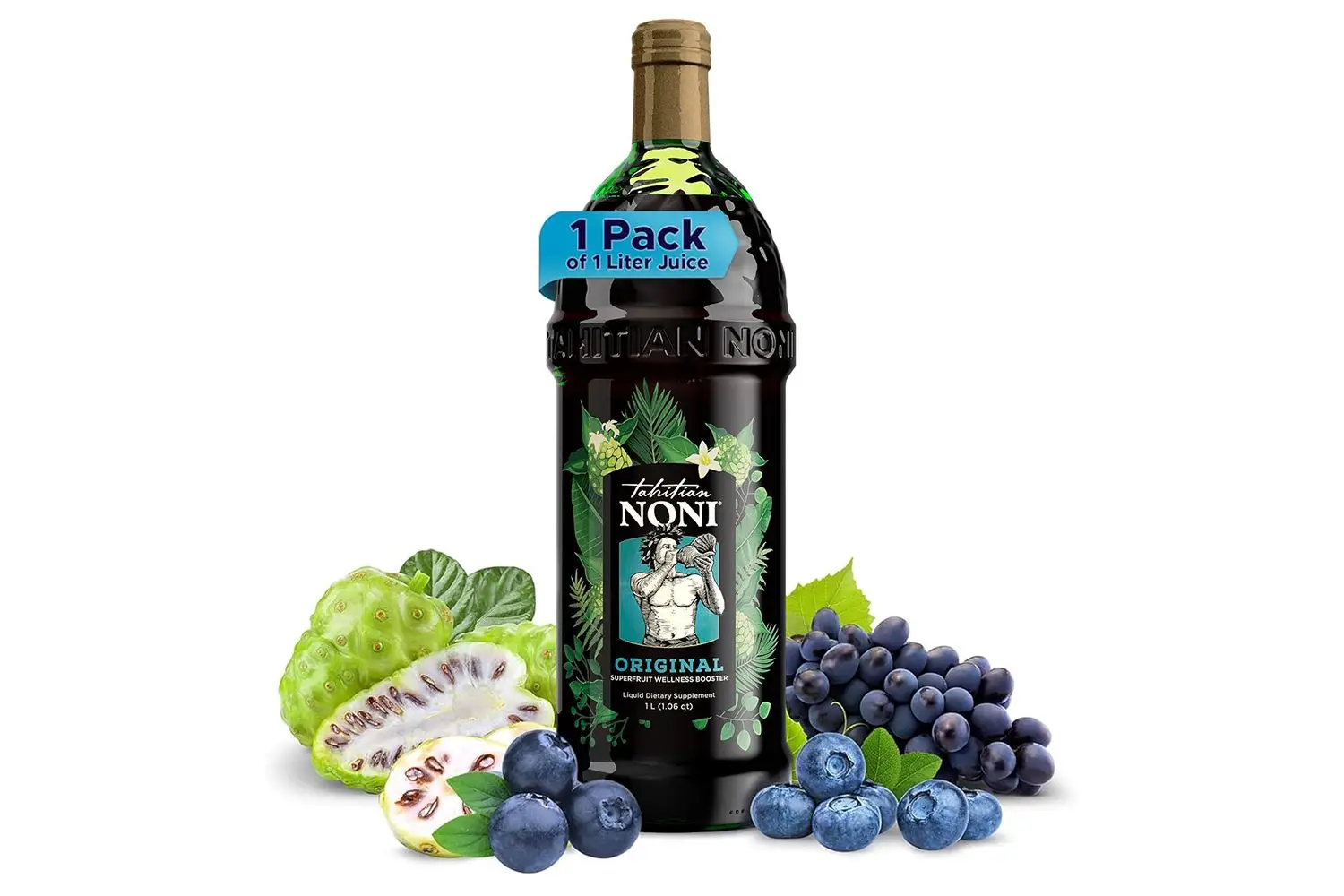 Kerr drinks 'noni juice' every day which is believed to be full of antioxidants (Amazon)